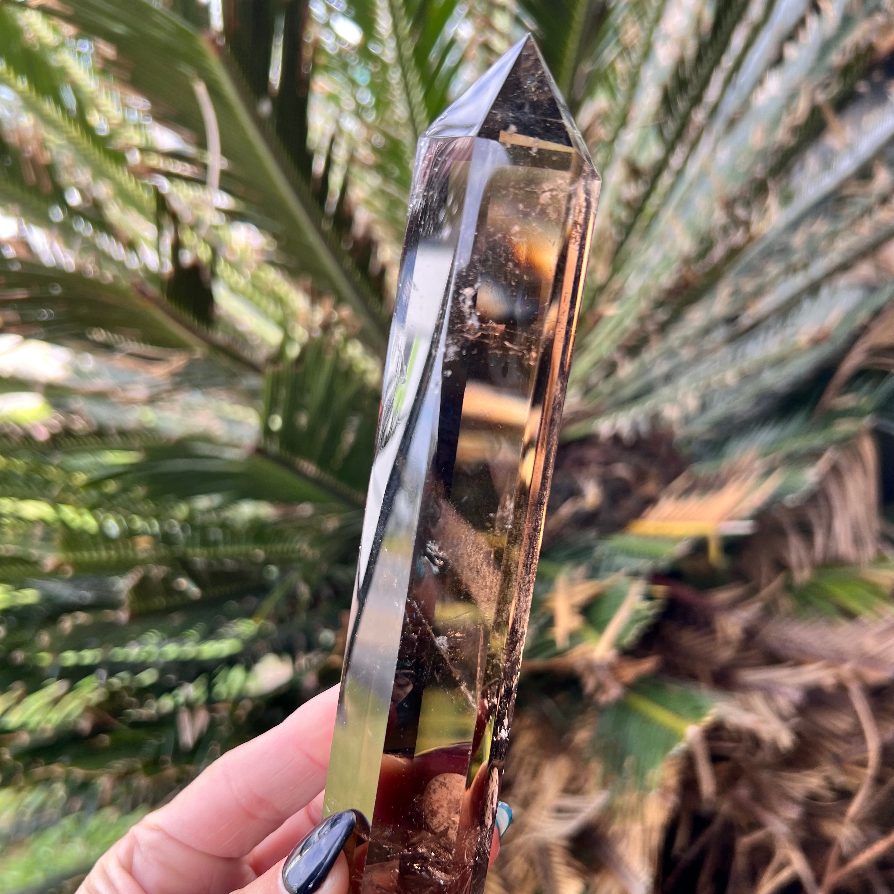 Smoky Quartz Double Terminated Wand