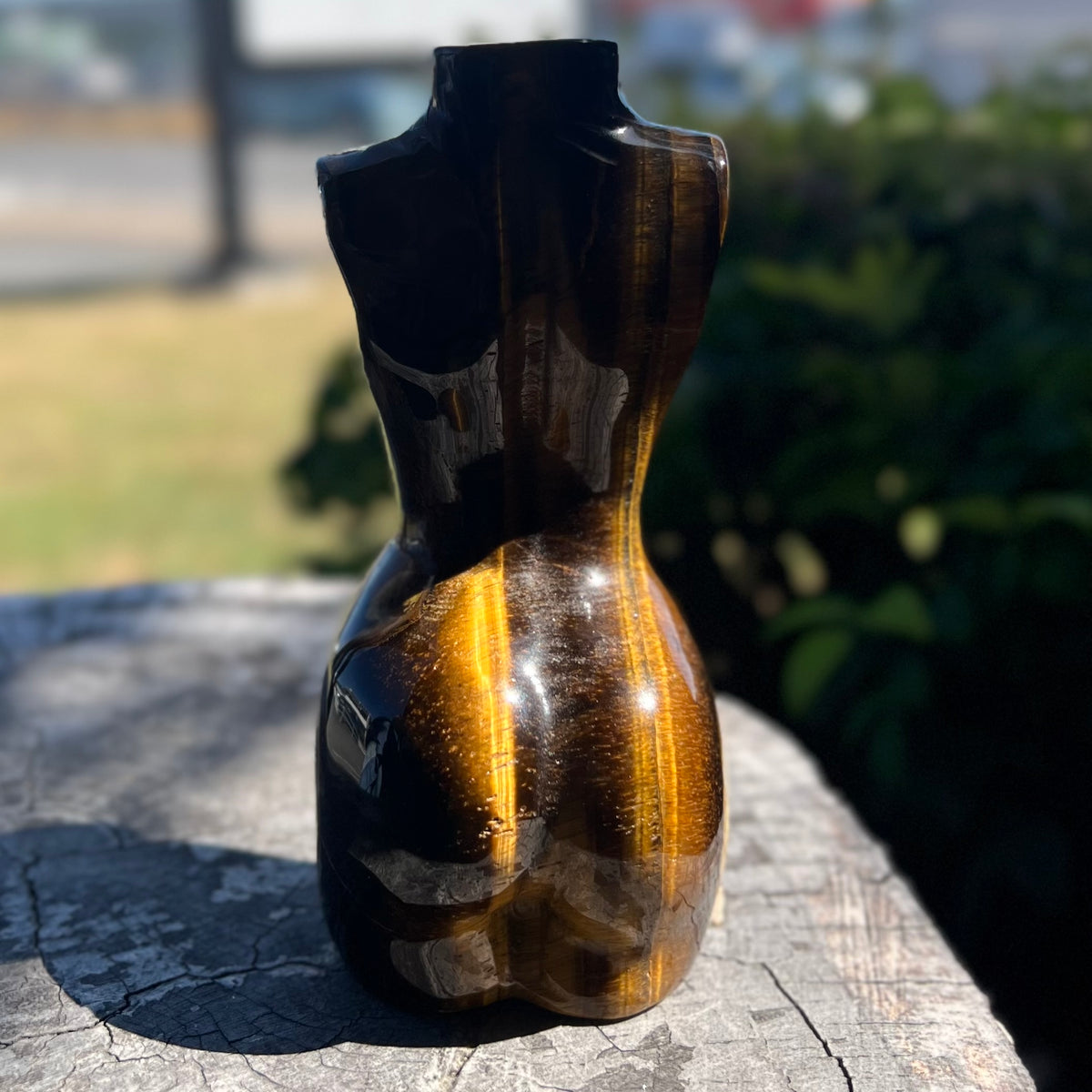 Tiger Eye ~ Woman Lady Body Carving