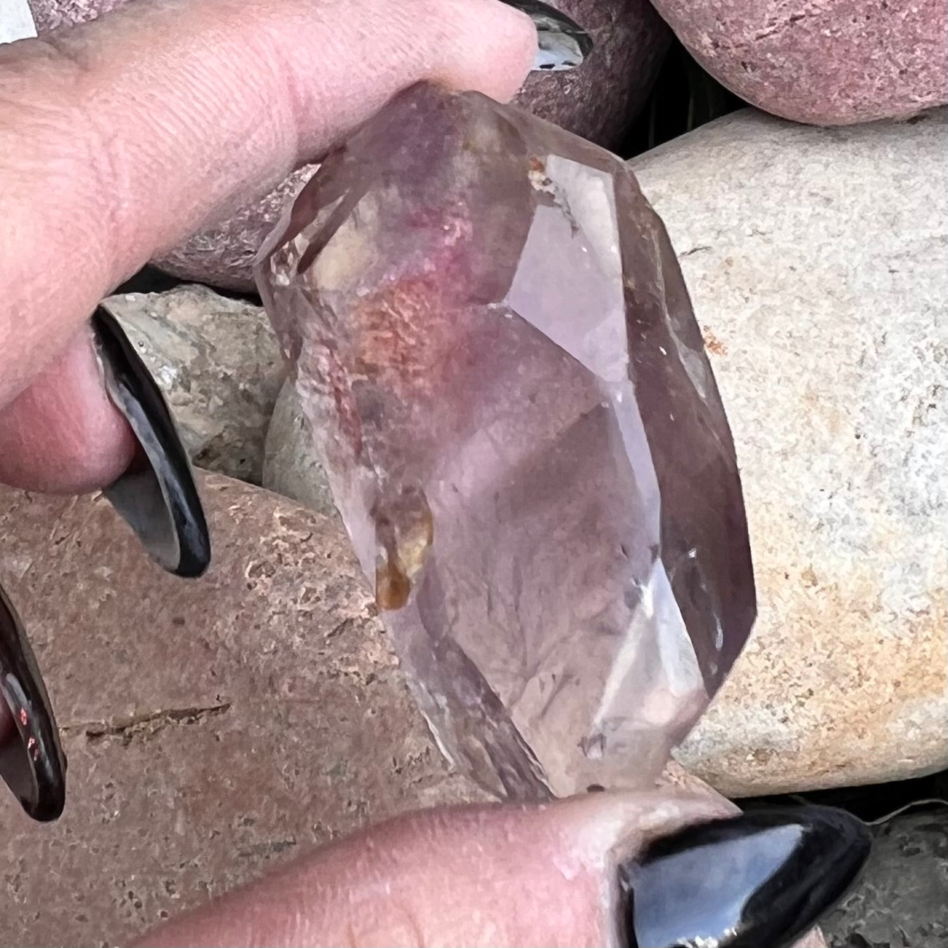 Ametrine Raw Point ~ Specialty Boxed Crystal