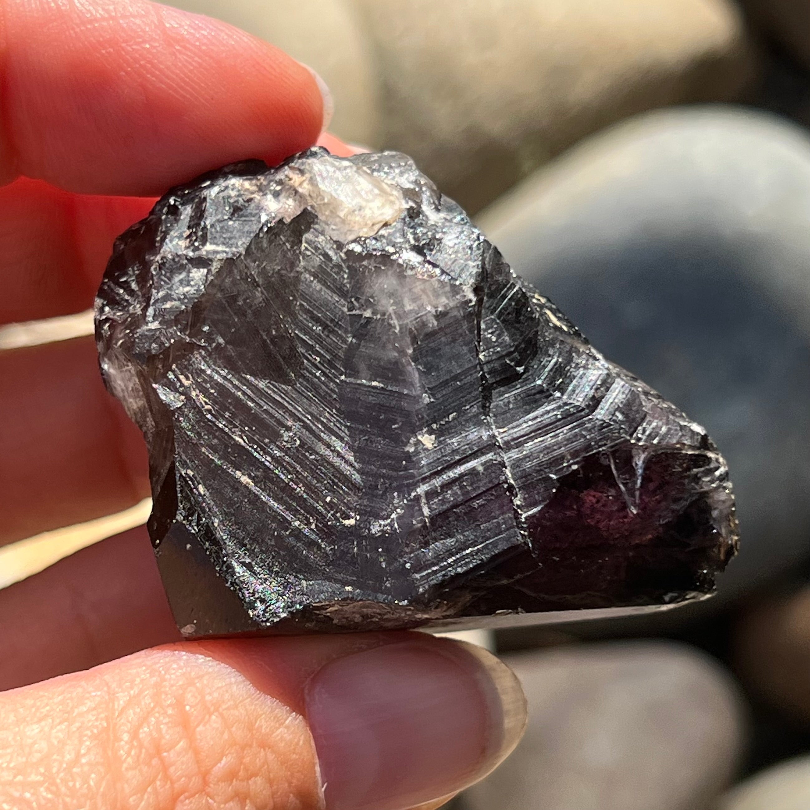 Amethyst ~ Smokey Quartz ~ Citrine ~ Raw Record Keeper