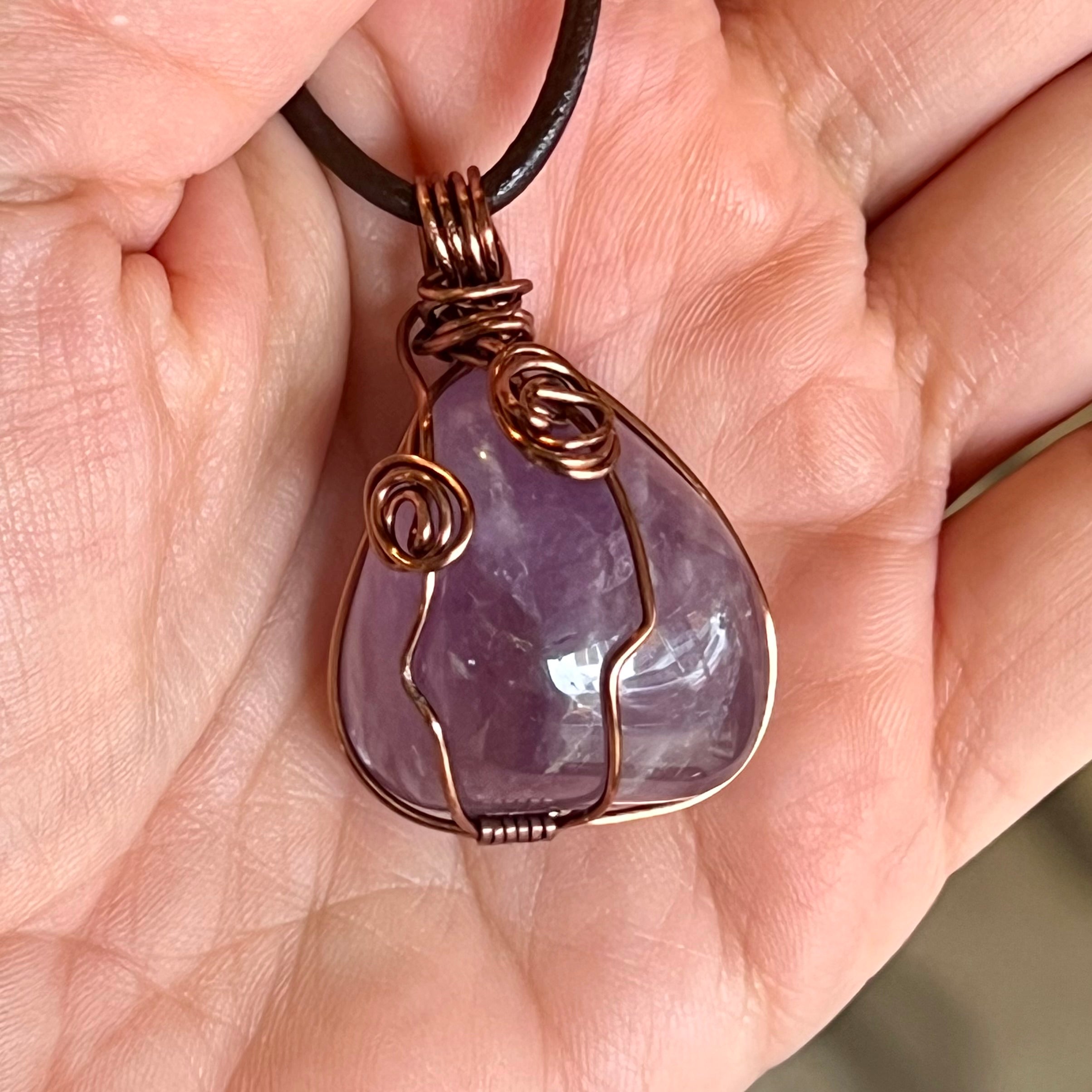Muse Forged ~ Artesian Amethyst Necklace