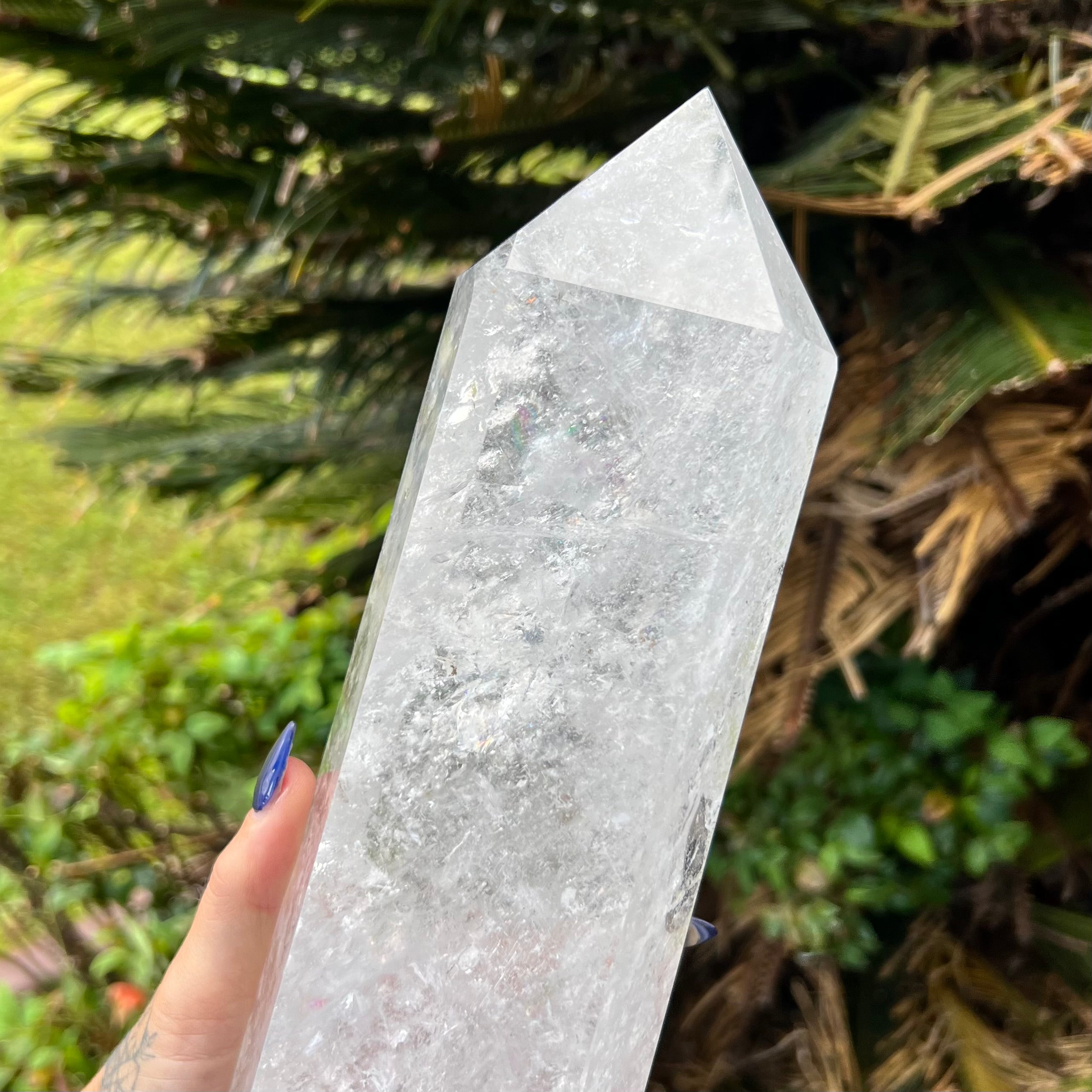 Clear Quartz Tower