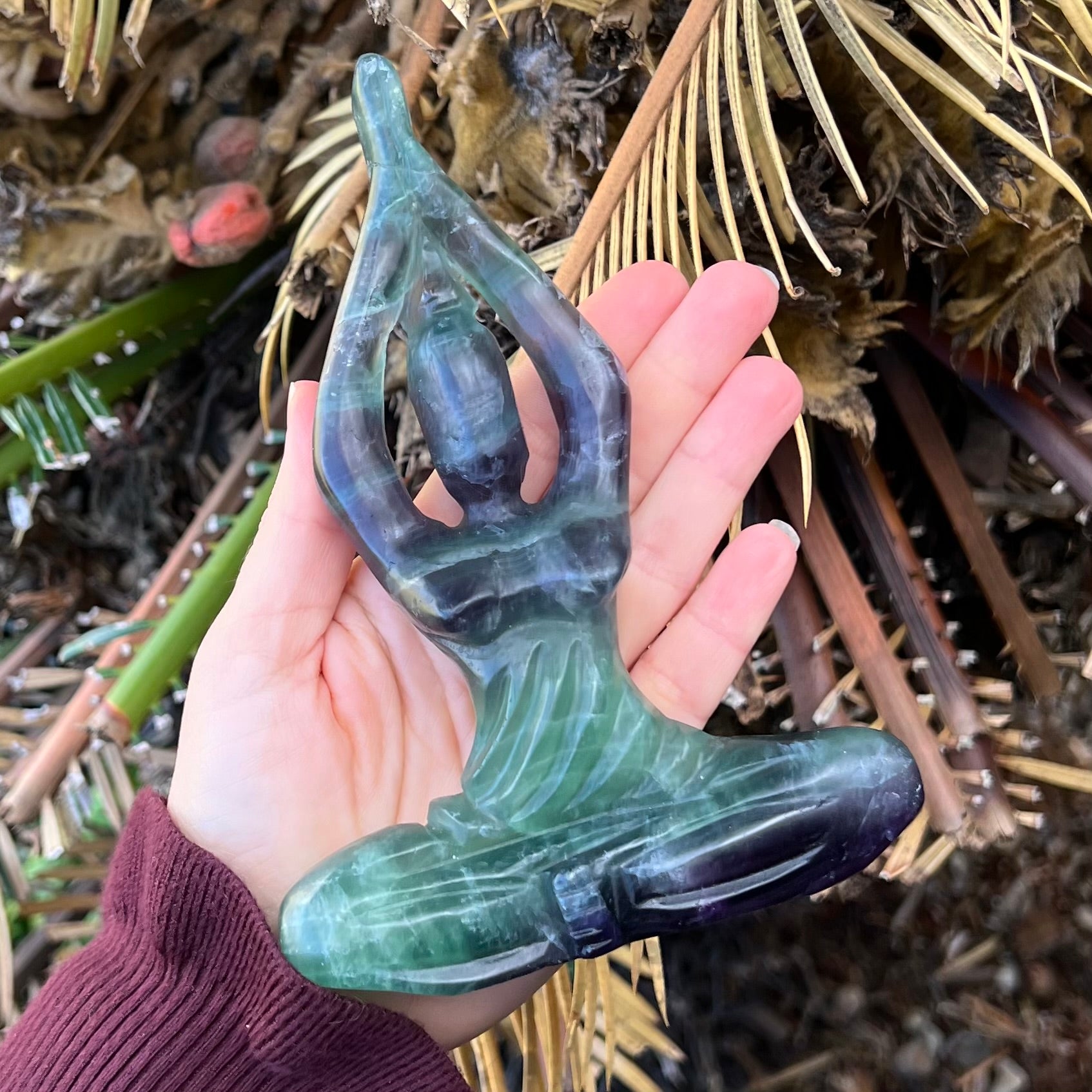 Balance Yoga Lady ~ Fluorite