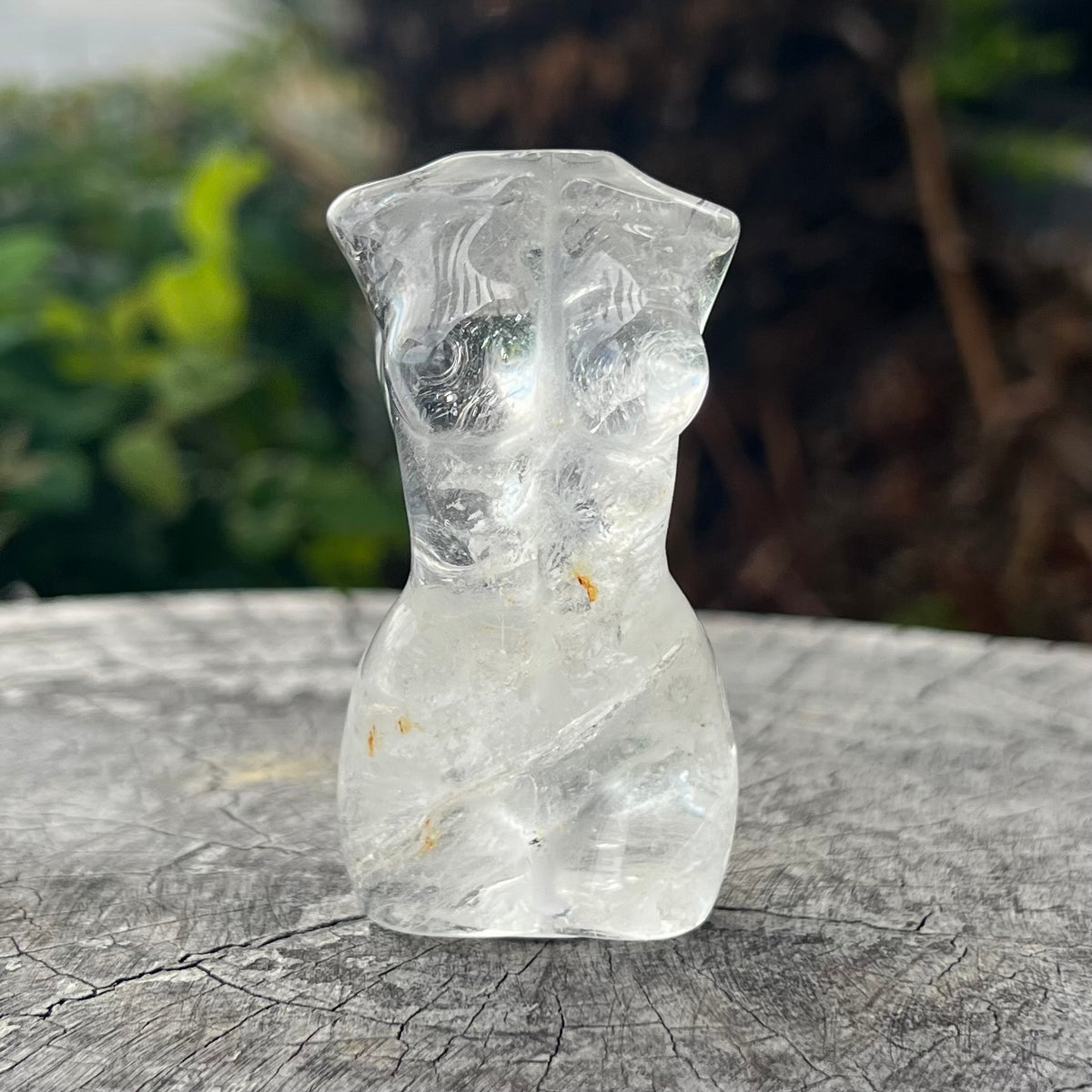 Clear Quartz ~ Lady Body Carving