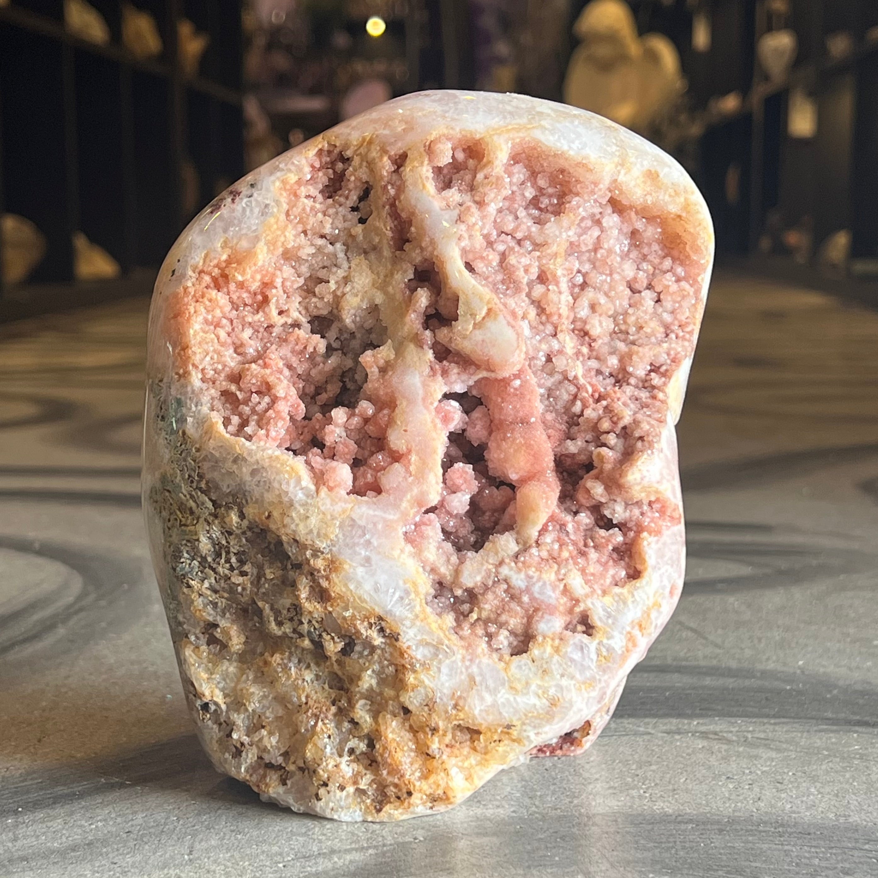Pink Amethyst Geode