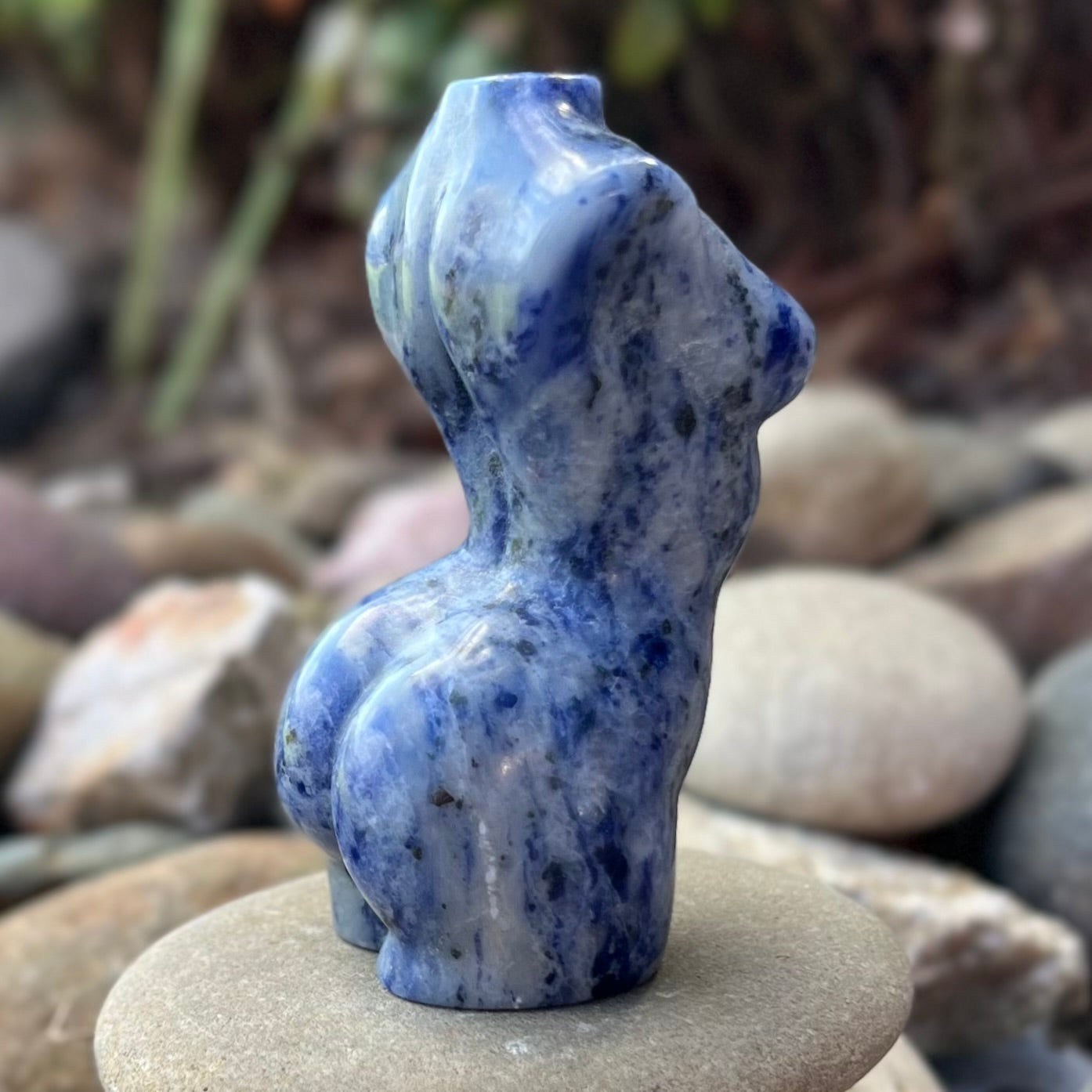 Sodalite Woman Lady Body Carving ~ 2