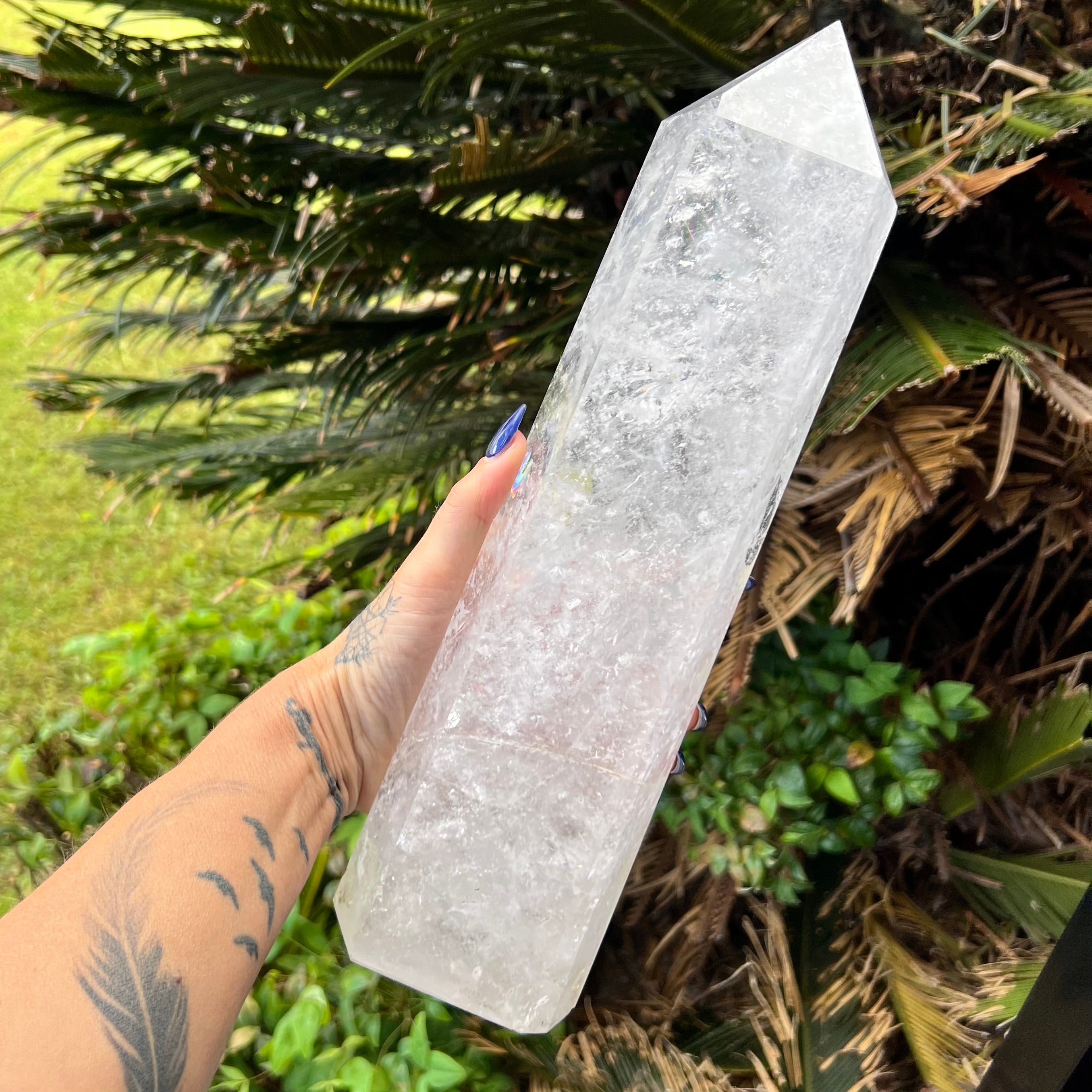 Clear Quartz Tower