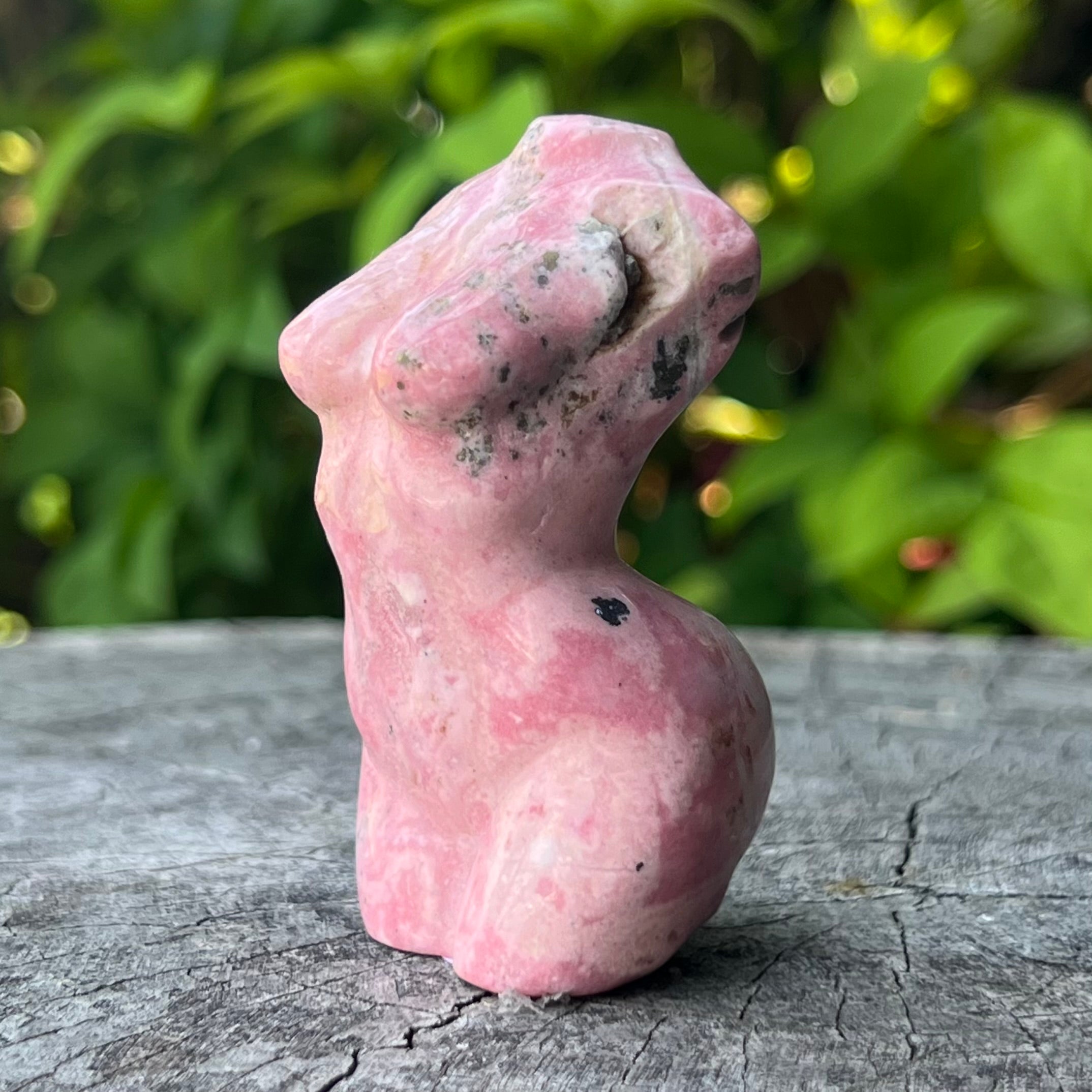 Pink Opal ~ Lady Body Carving