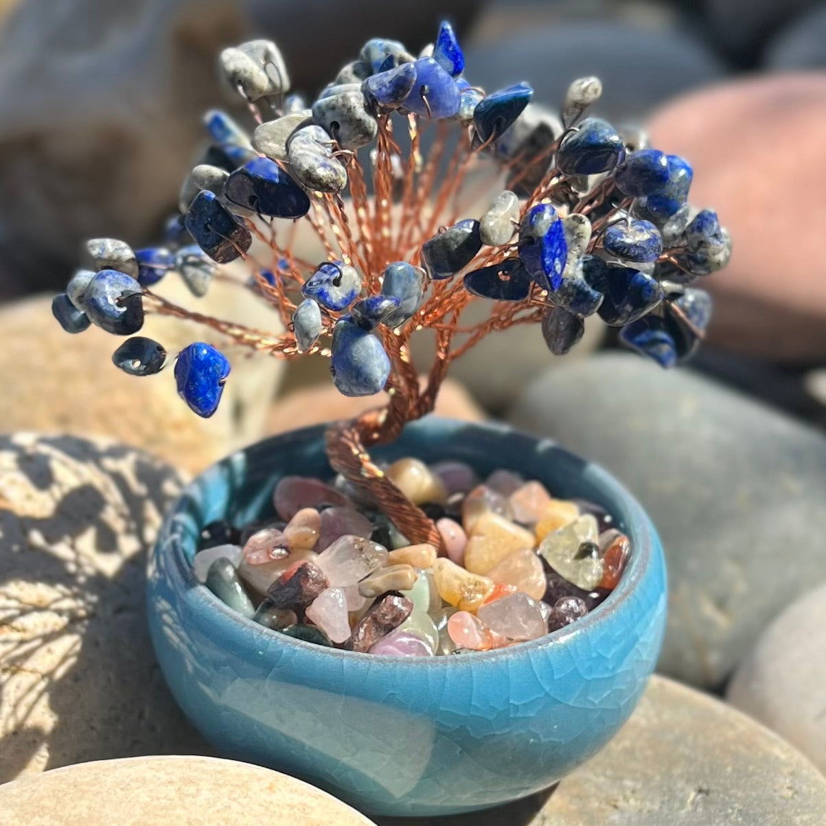 Crystal Bonsai Tree ~ Lapis Lazuli
