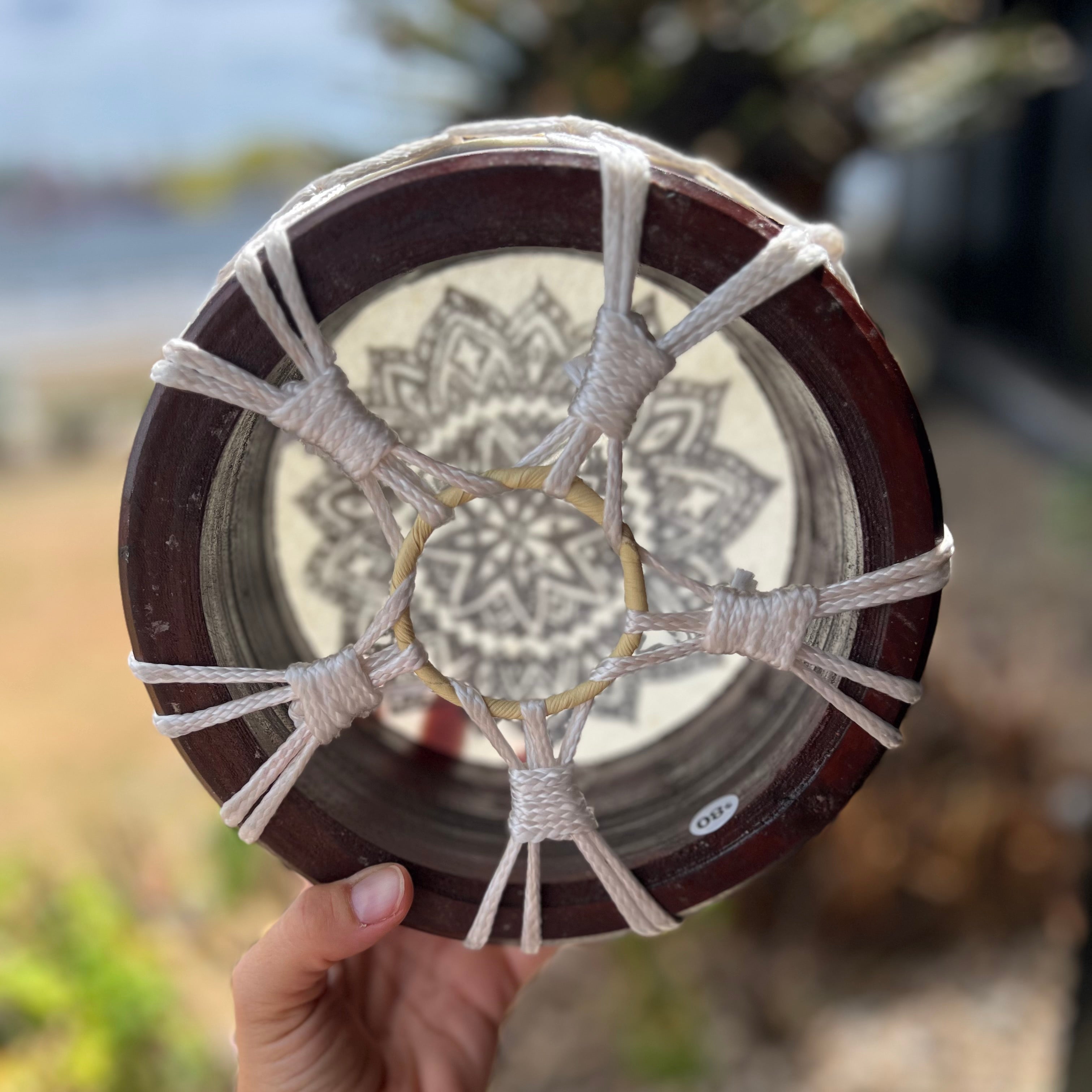 Mandala Vegan Drum with Striker