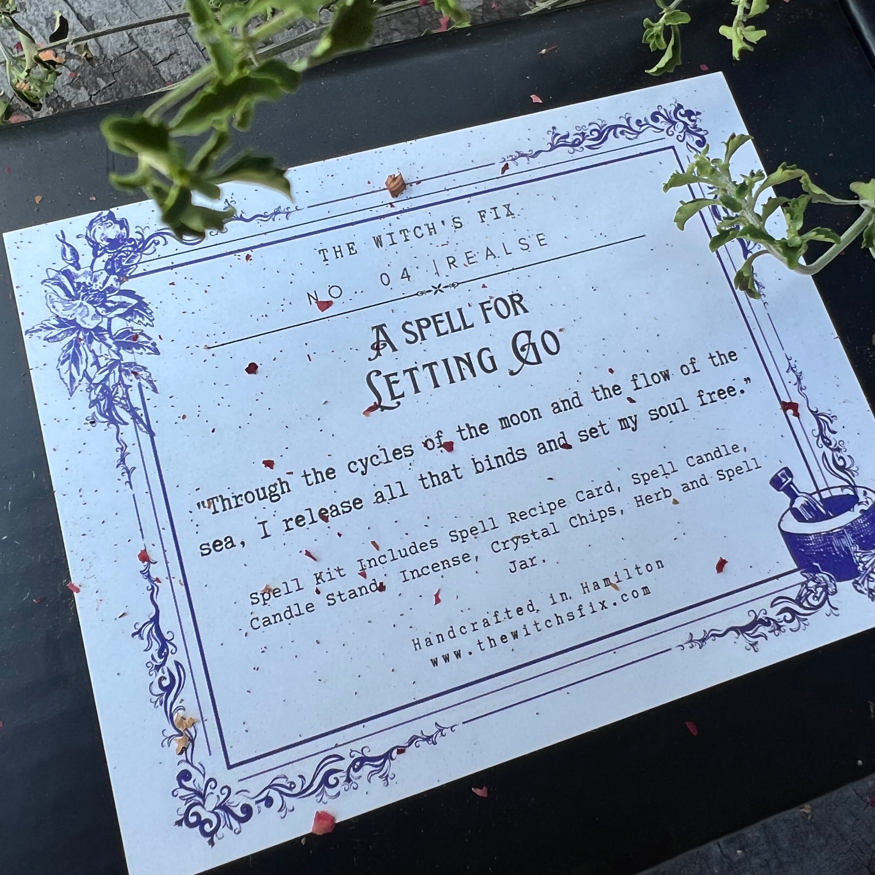 Letting Go ~ Spell Kit