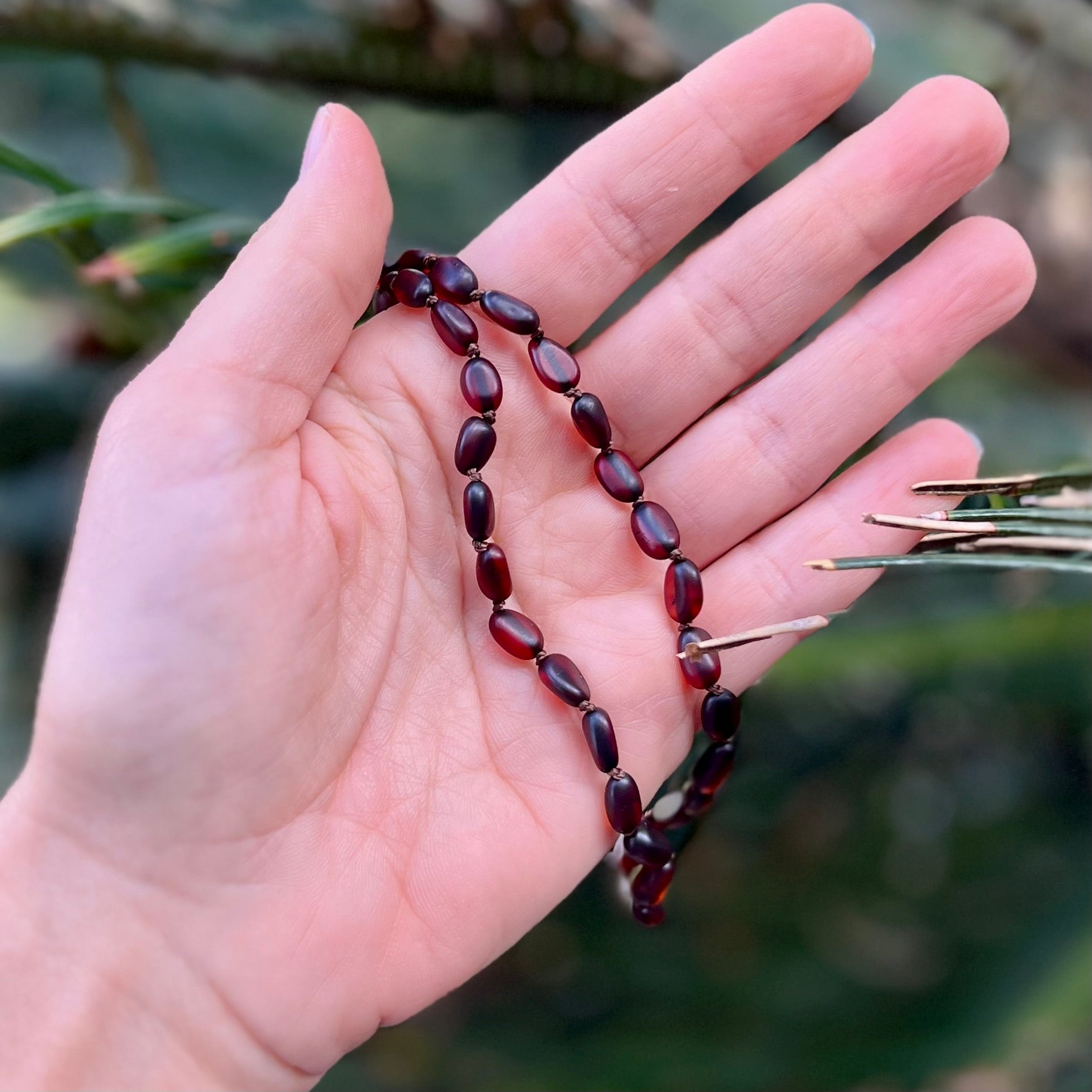 Amber Baby Teething Necklace