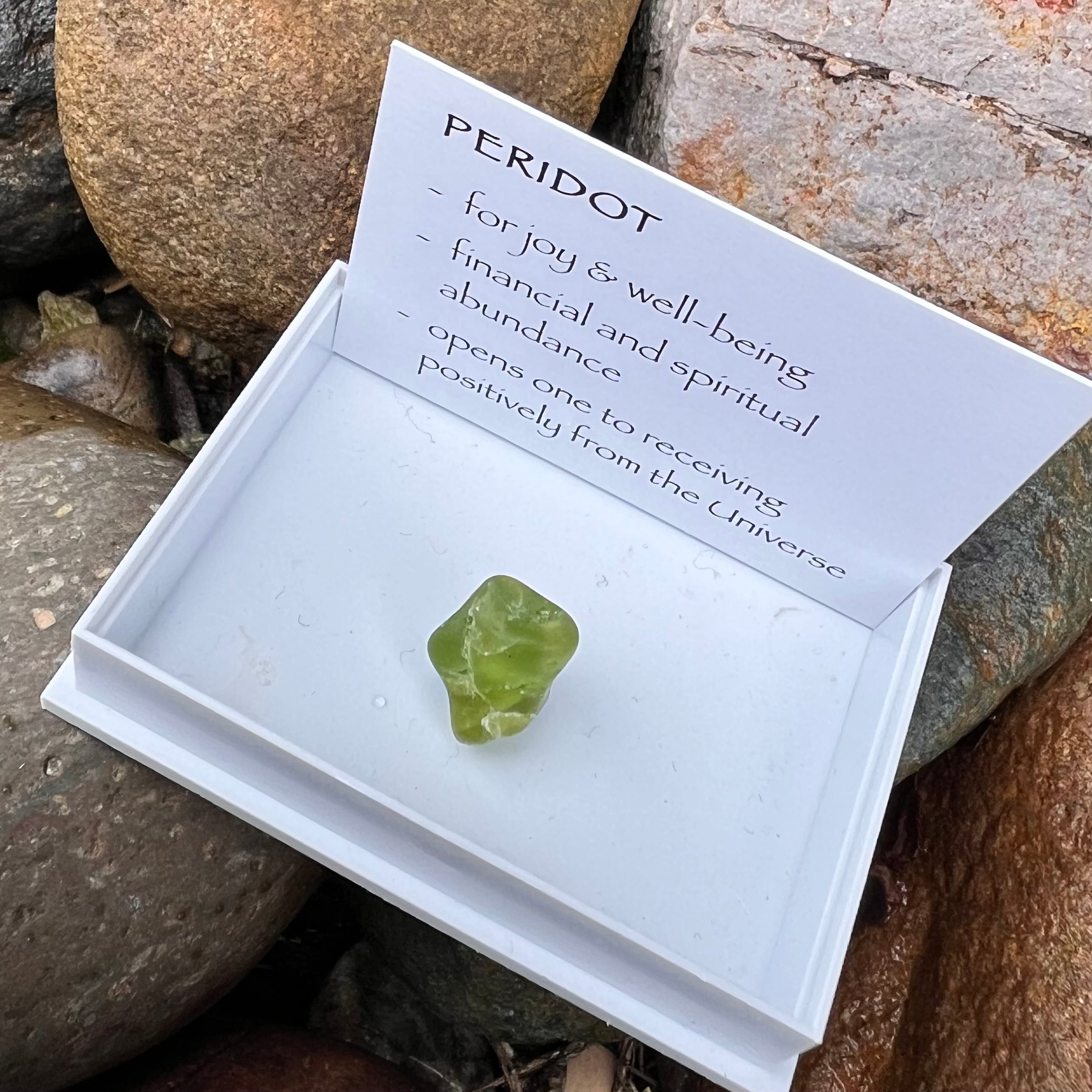 Peridot ~ Specialty Boxed Crystal