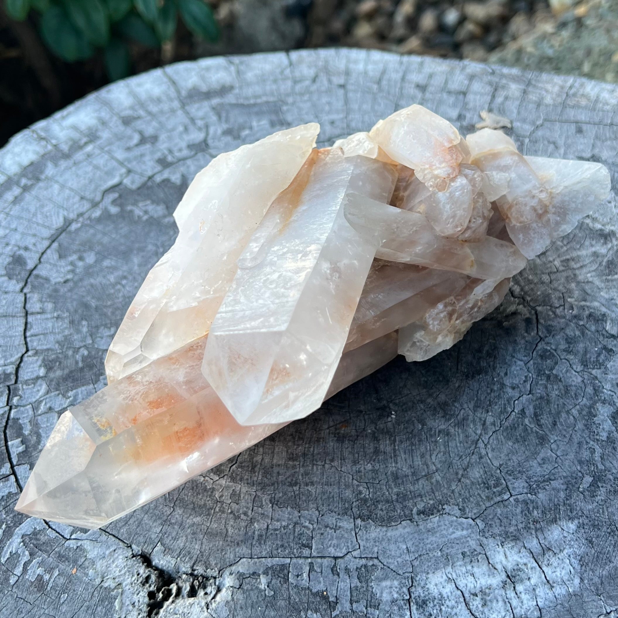 Clear Quartz Natural Raw Cluster