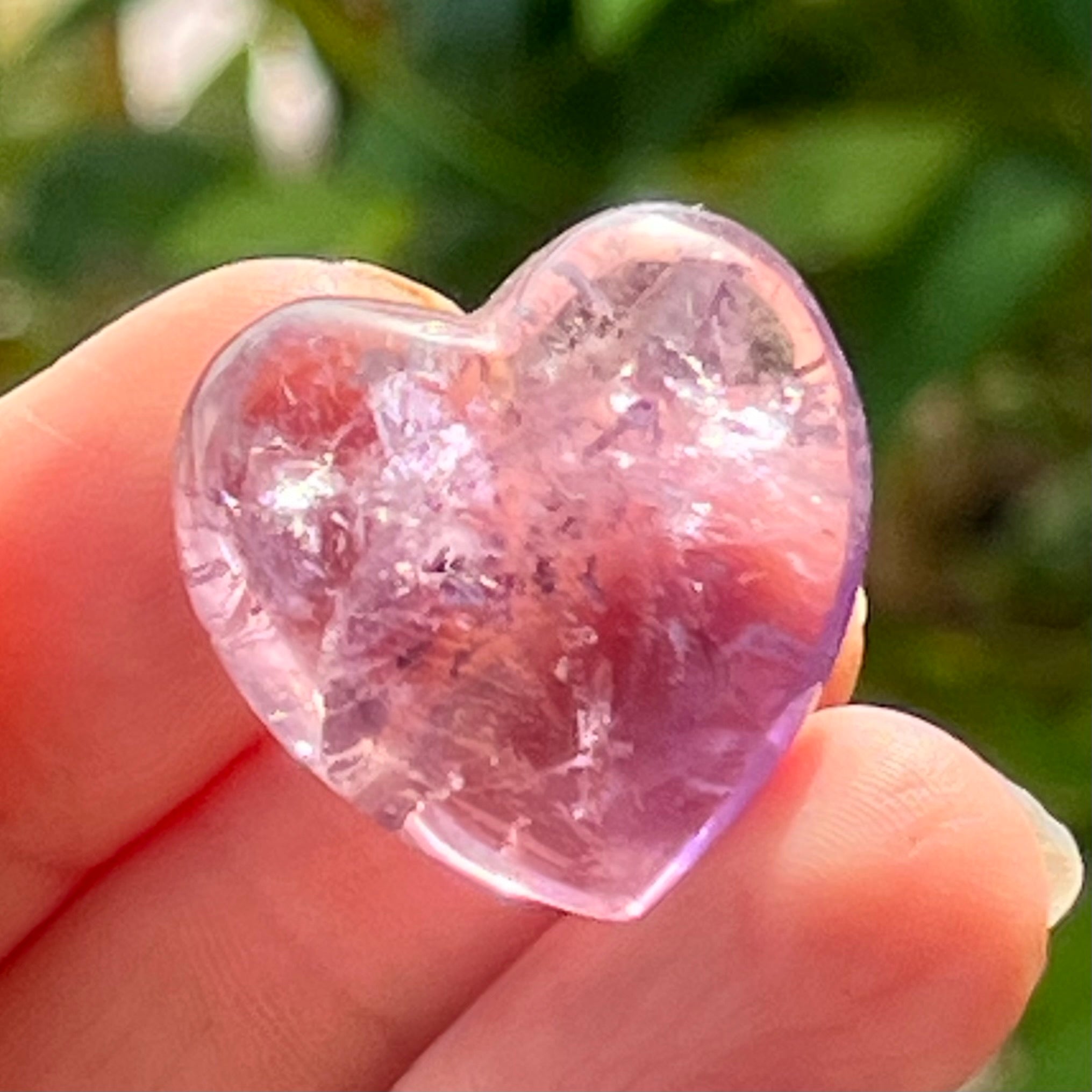 Ametrine Heart ~ Specialty Boxed Crystal