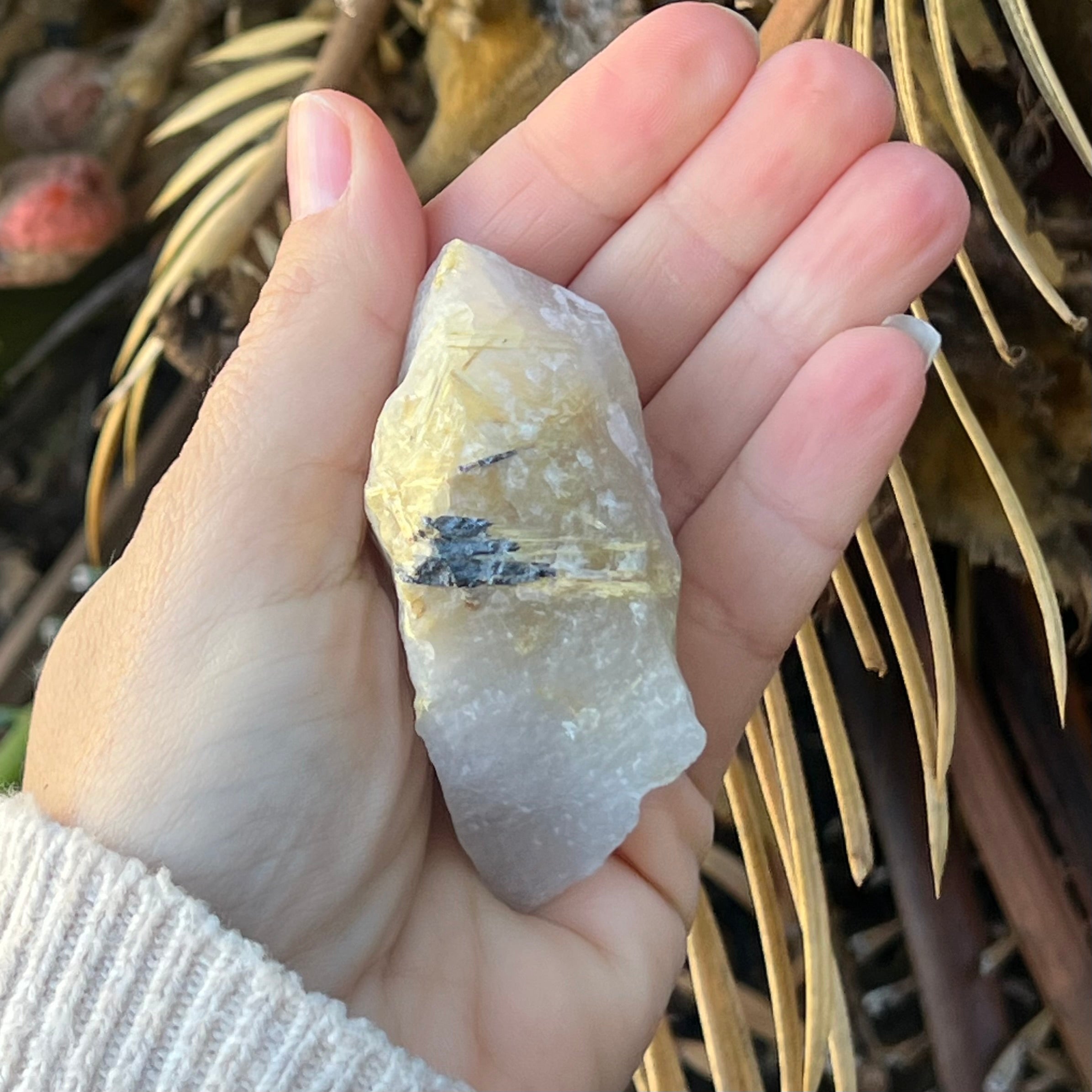 Rutilated Quartz Chunk ~ Specialty Crystal