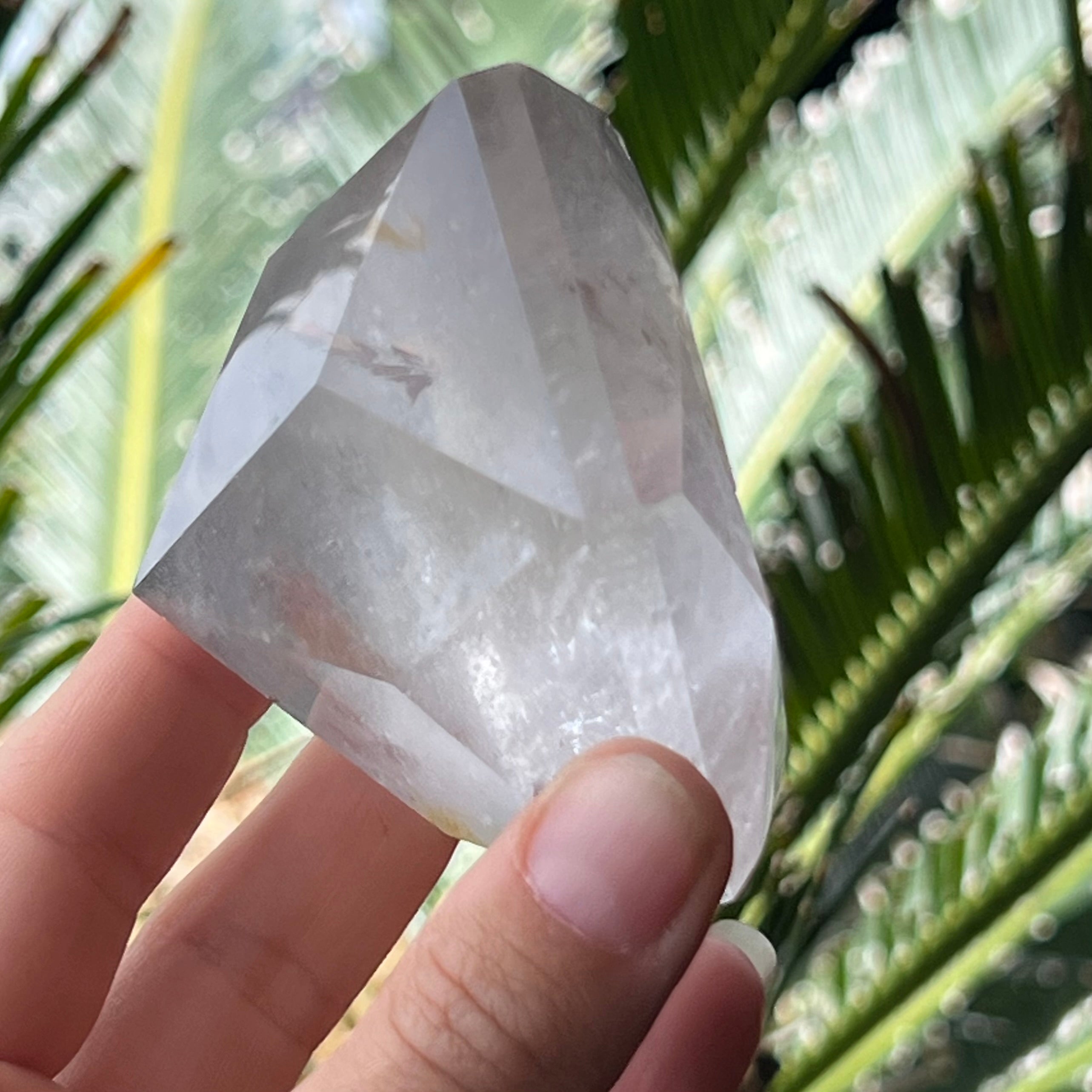 Clear Quartz Diamond Cut