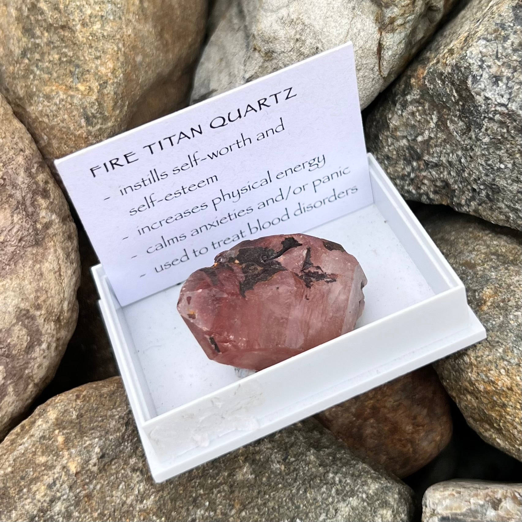 Fire Titan ~ Specialty Boxed Crystal