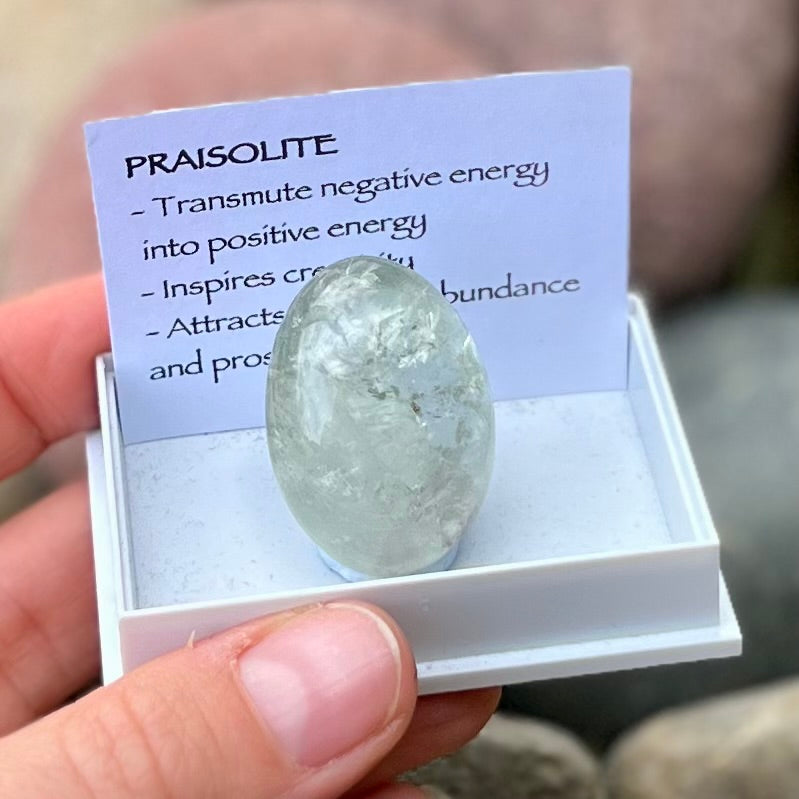 Praisolite ~ Specialty Boxed Crystal