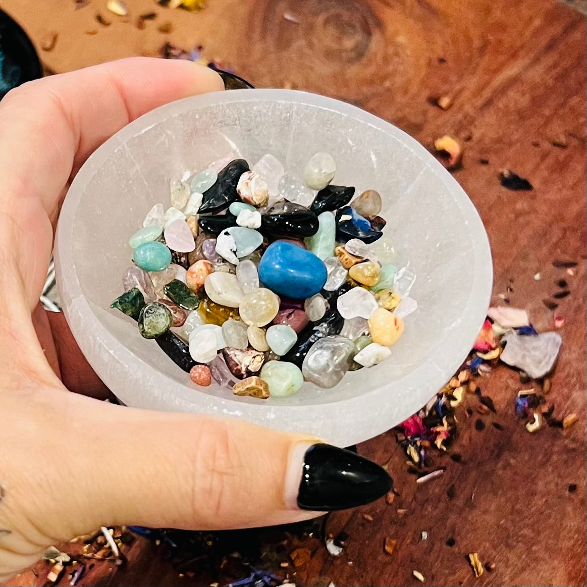 Selenite Cleansing & Charging Bowl ~ Small