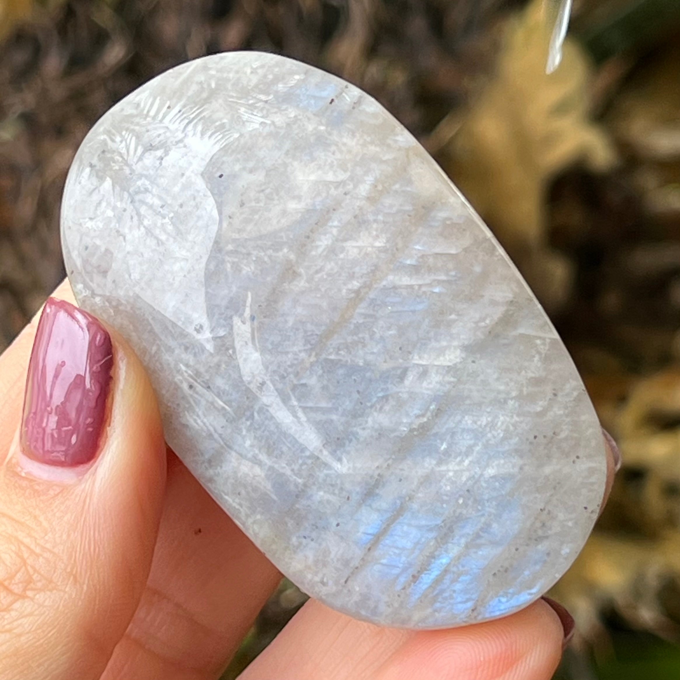 Moonstone Palm Stone