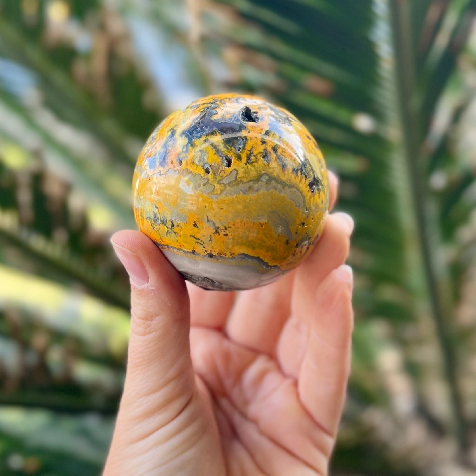 Bumble Bee Jasper Sphere