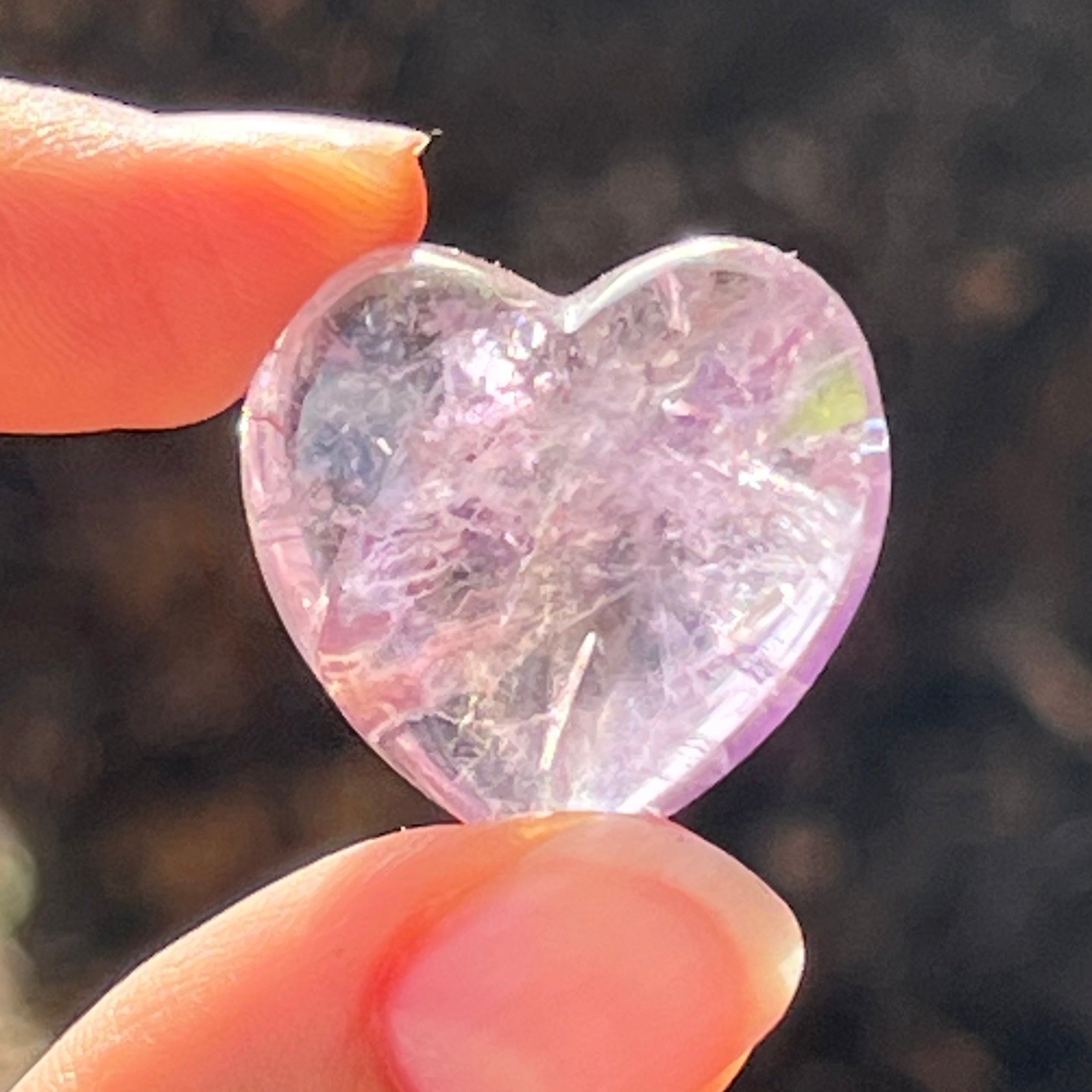 Ametrine Heart ~ Specialty Boxed Crystal