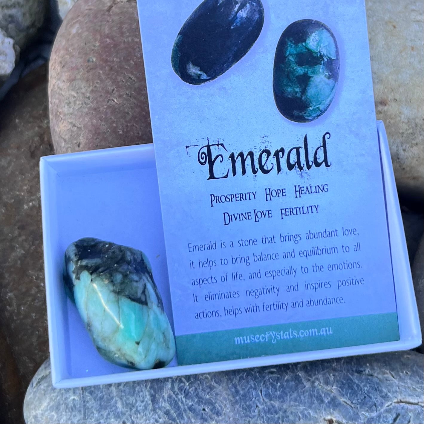 Emerald ~ Specialty Boxed Crystal (2)