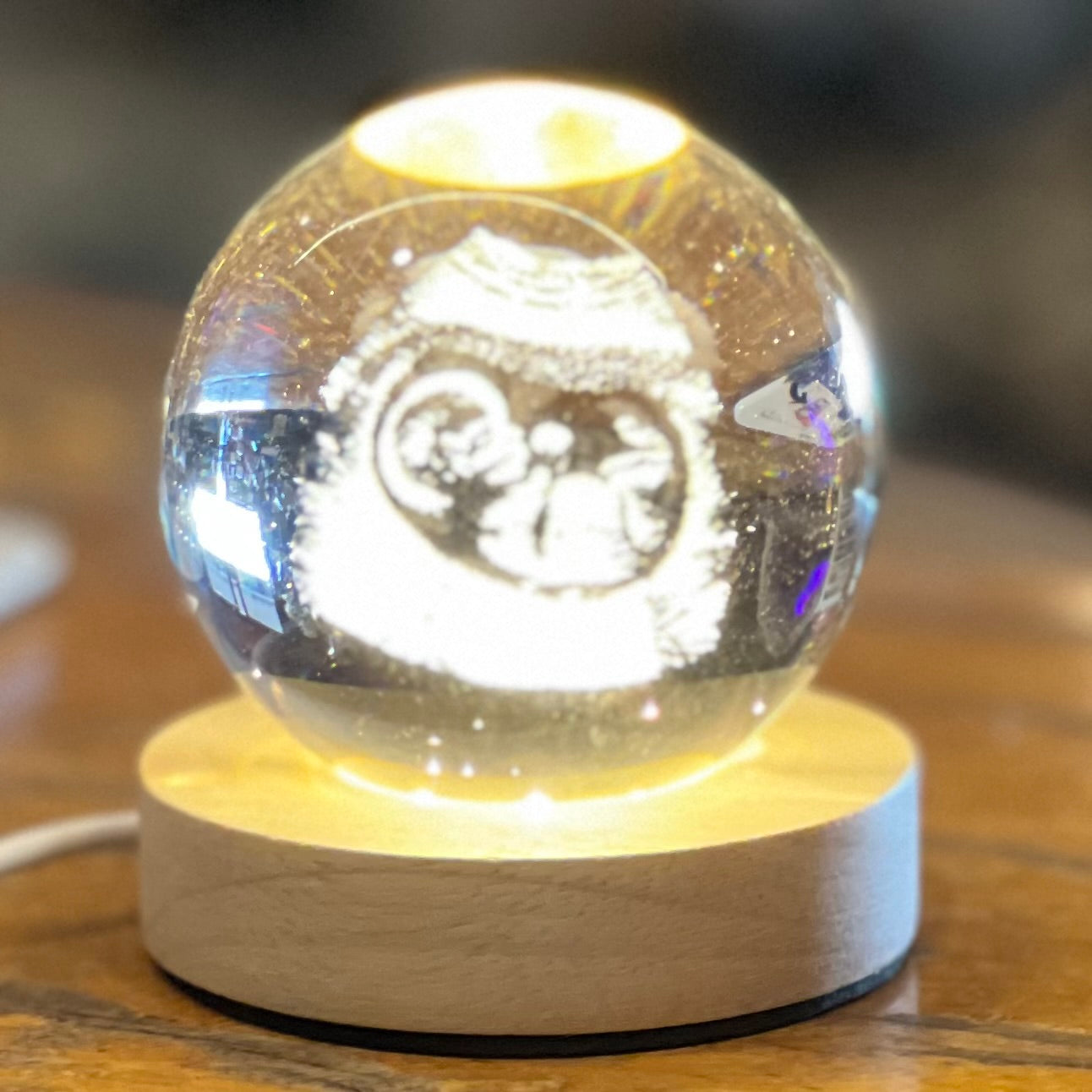 Our Baby Lamp ~ Glass Sphere