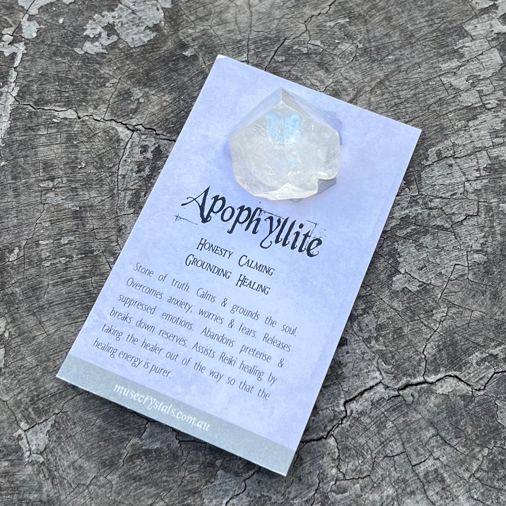 Apophyllite Pyramid ~ Specialty Crystal