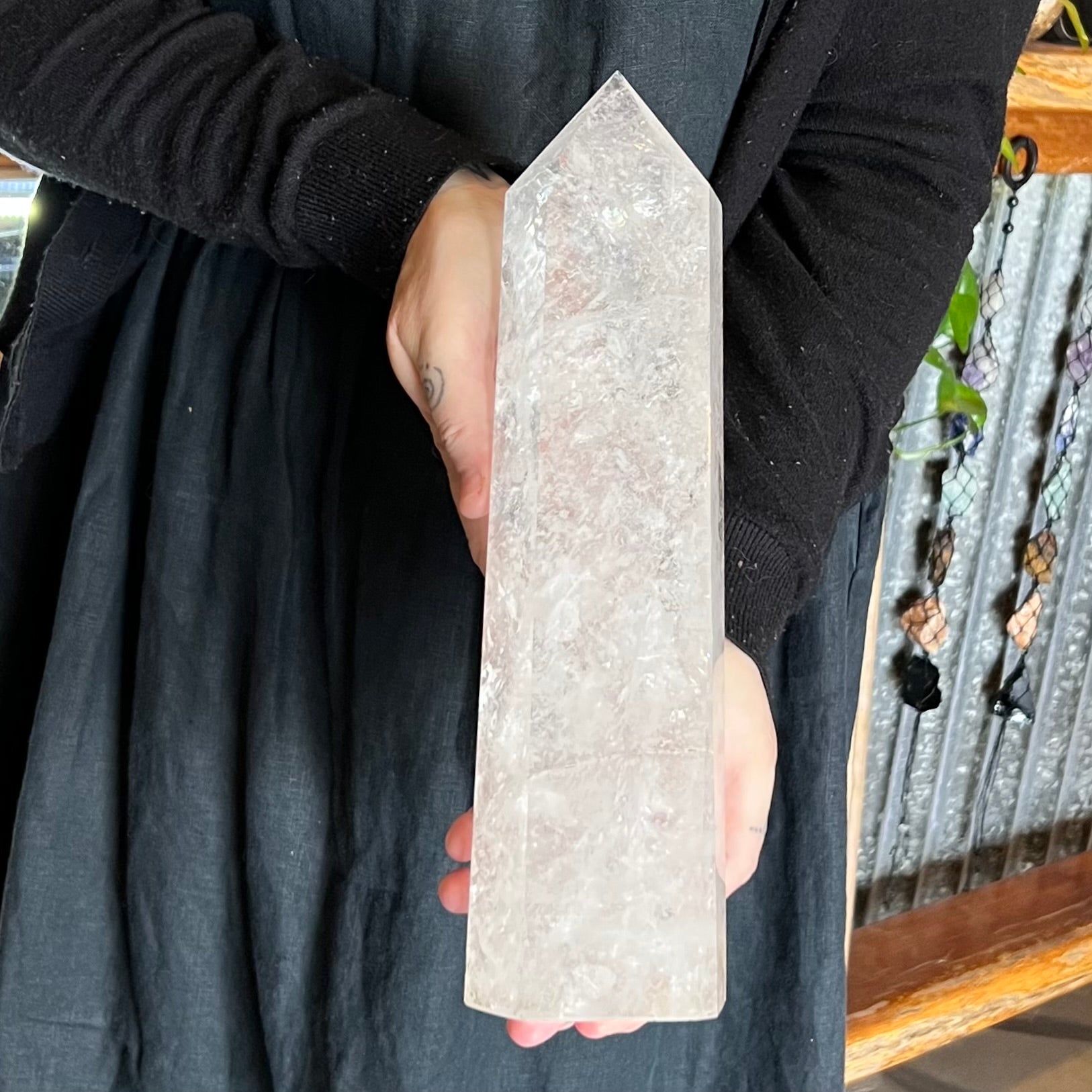 Clear Quartz Tower