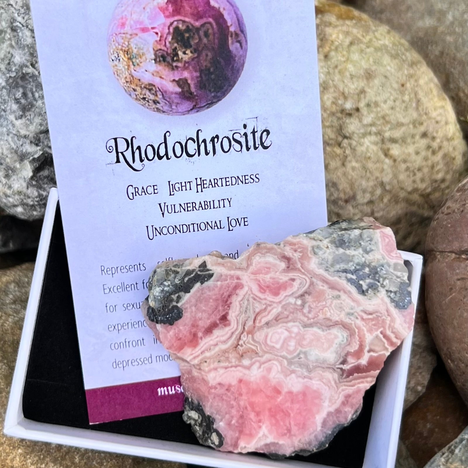 Rhodochrosite ~ Specialty Boxed Crystal (3)