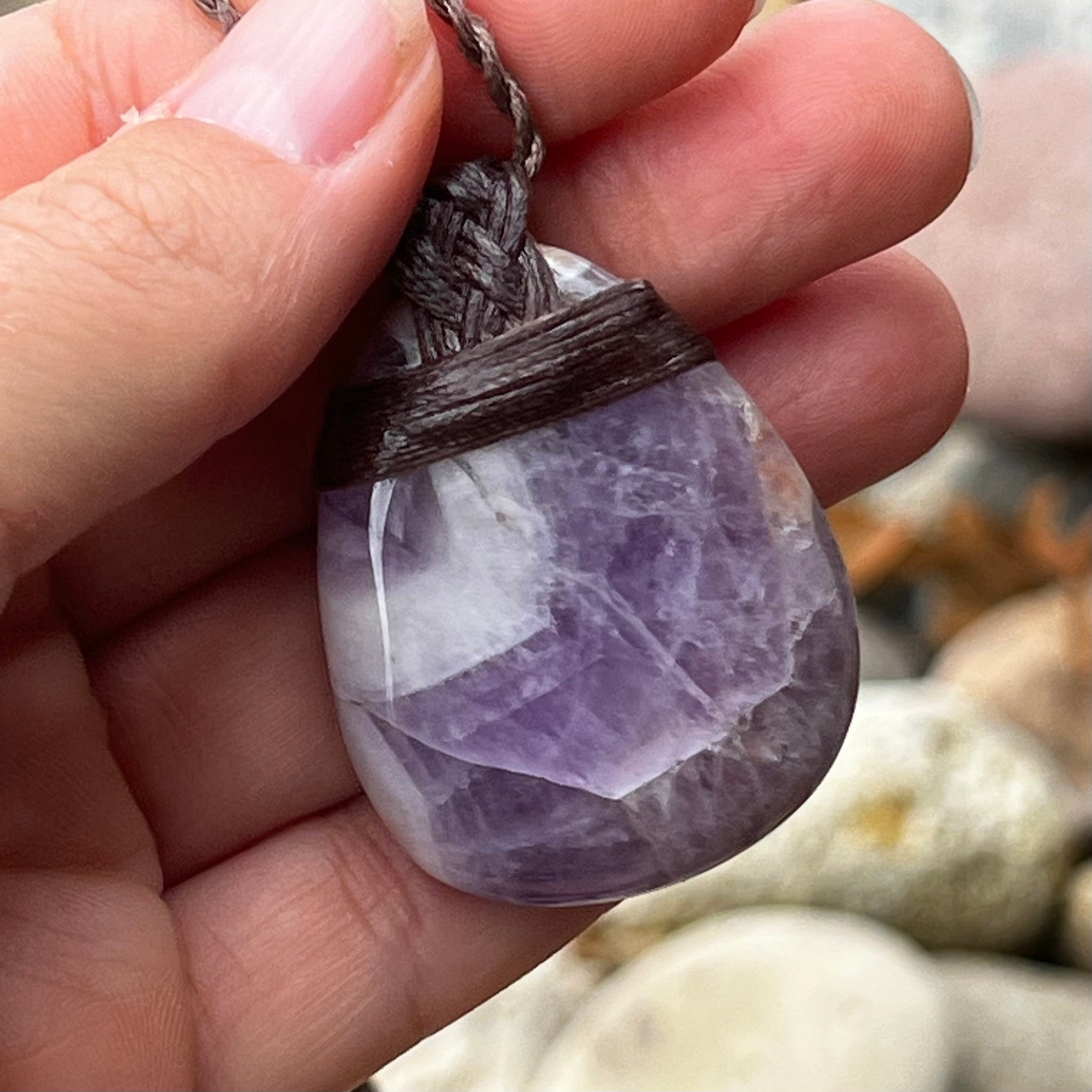 Muse Medicine ~ Chevron Amethyst ~ Tranquility Talisman