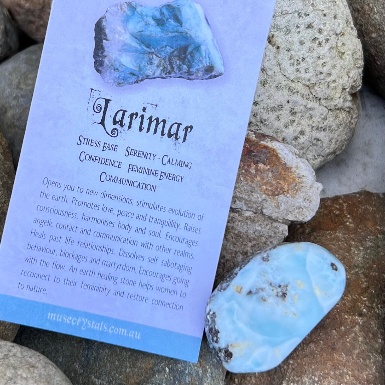 Larimar ~ Specialty Boxed Crystal