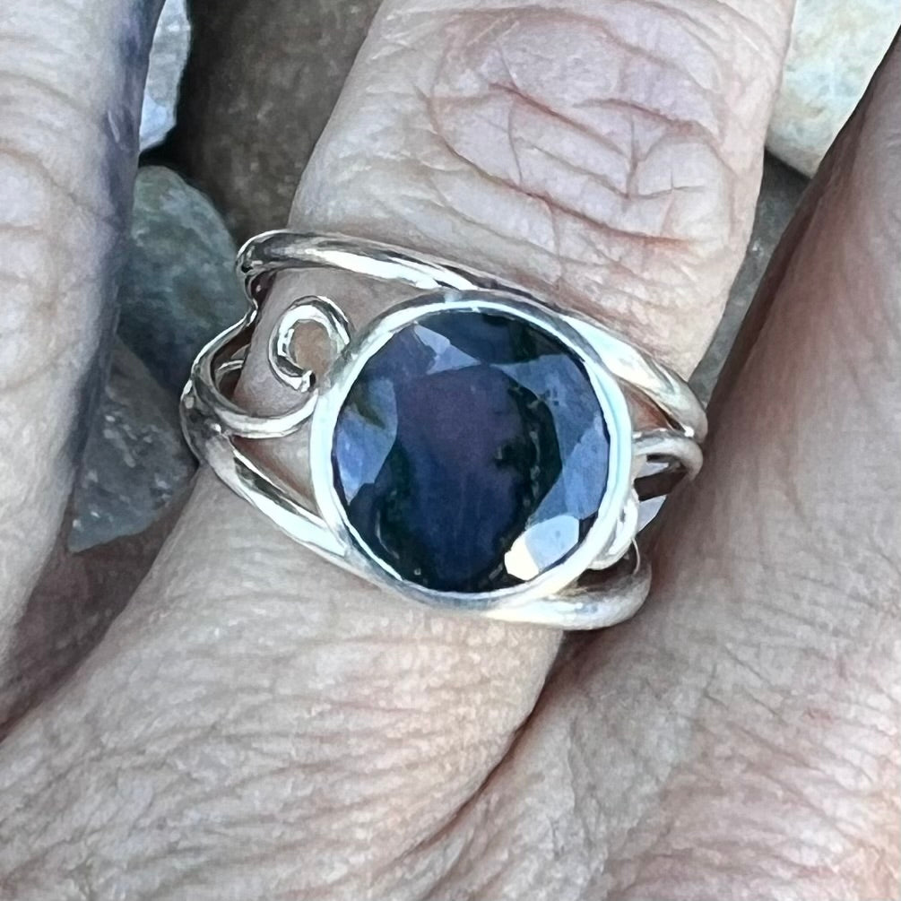 Dendritic Opal ~ Sterling Silver Ring