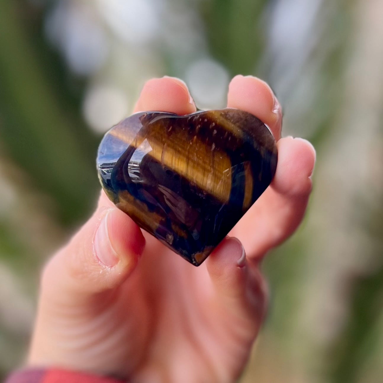 Golden Tiger Eye Heart ~ Specialty Crystal ~ 3