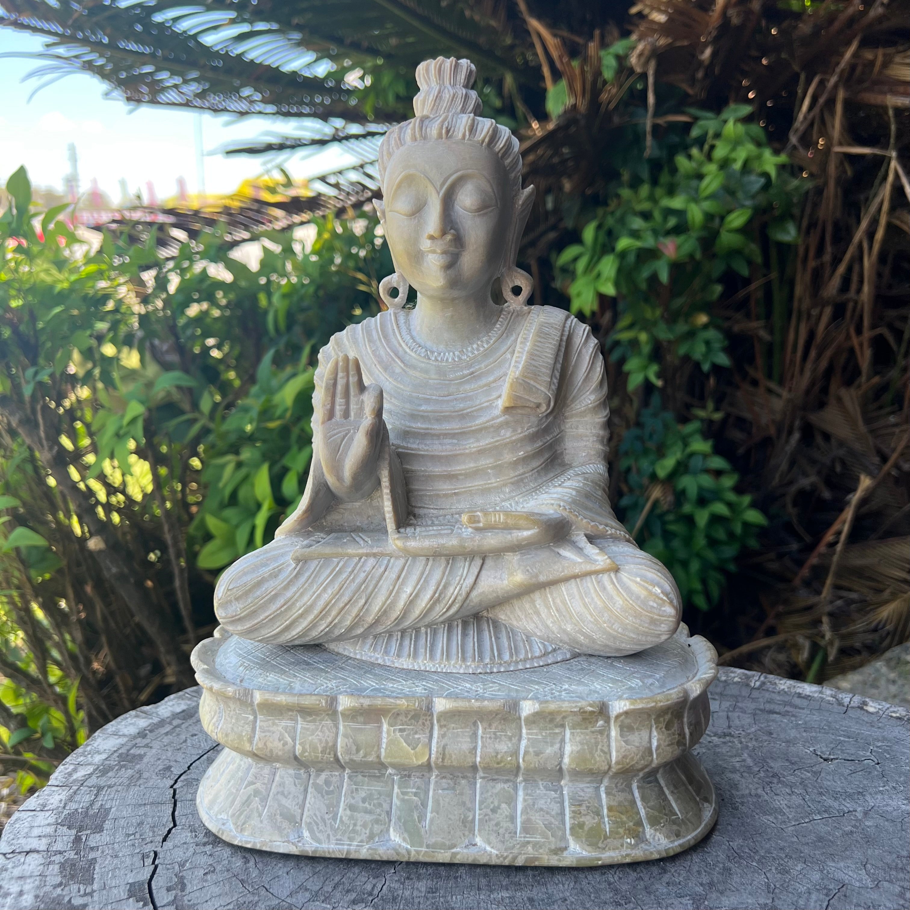 Antique ~ Marble Buddha ~ Chinese Dynasty