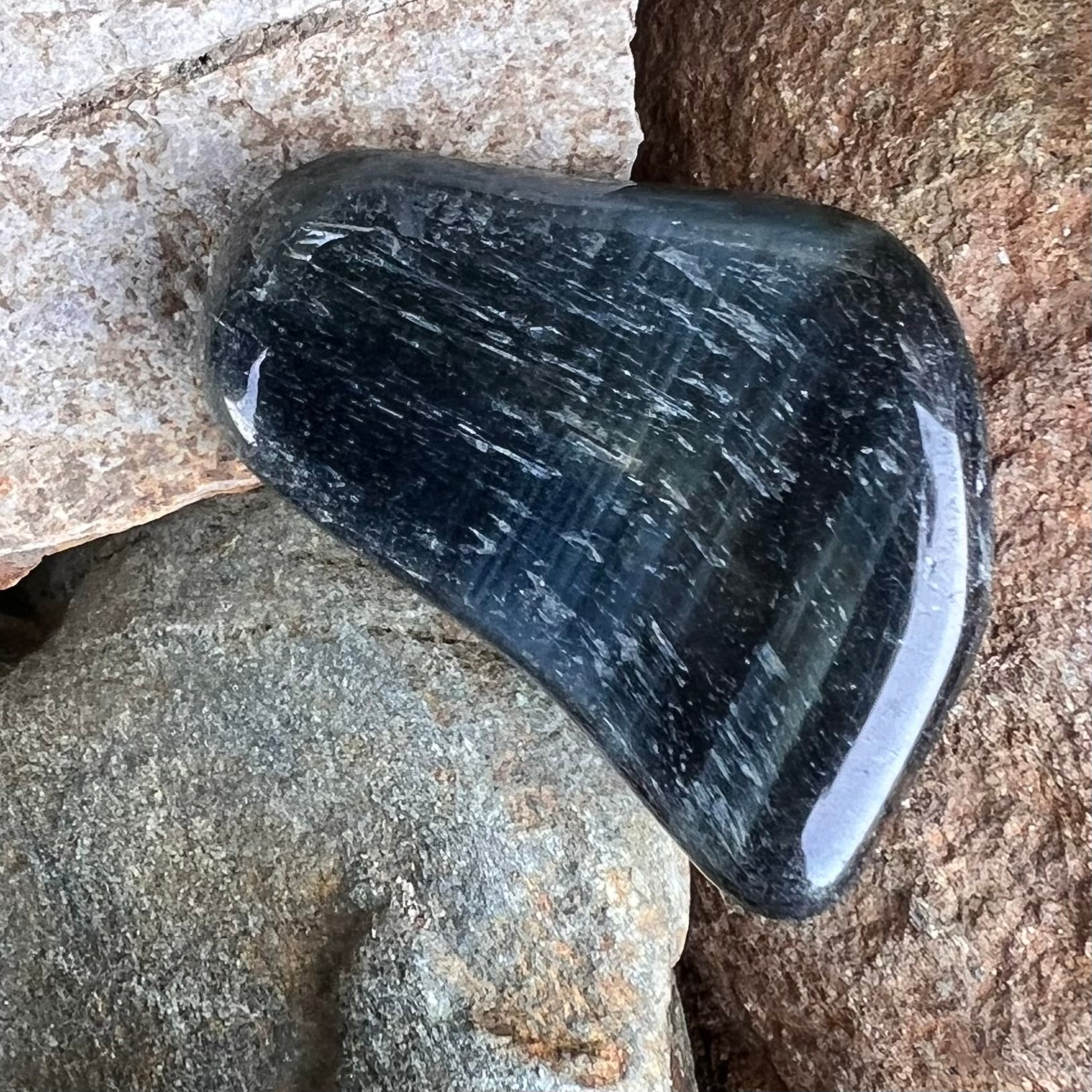 Blue Tiger Eye Specialty Tumble Stone