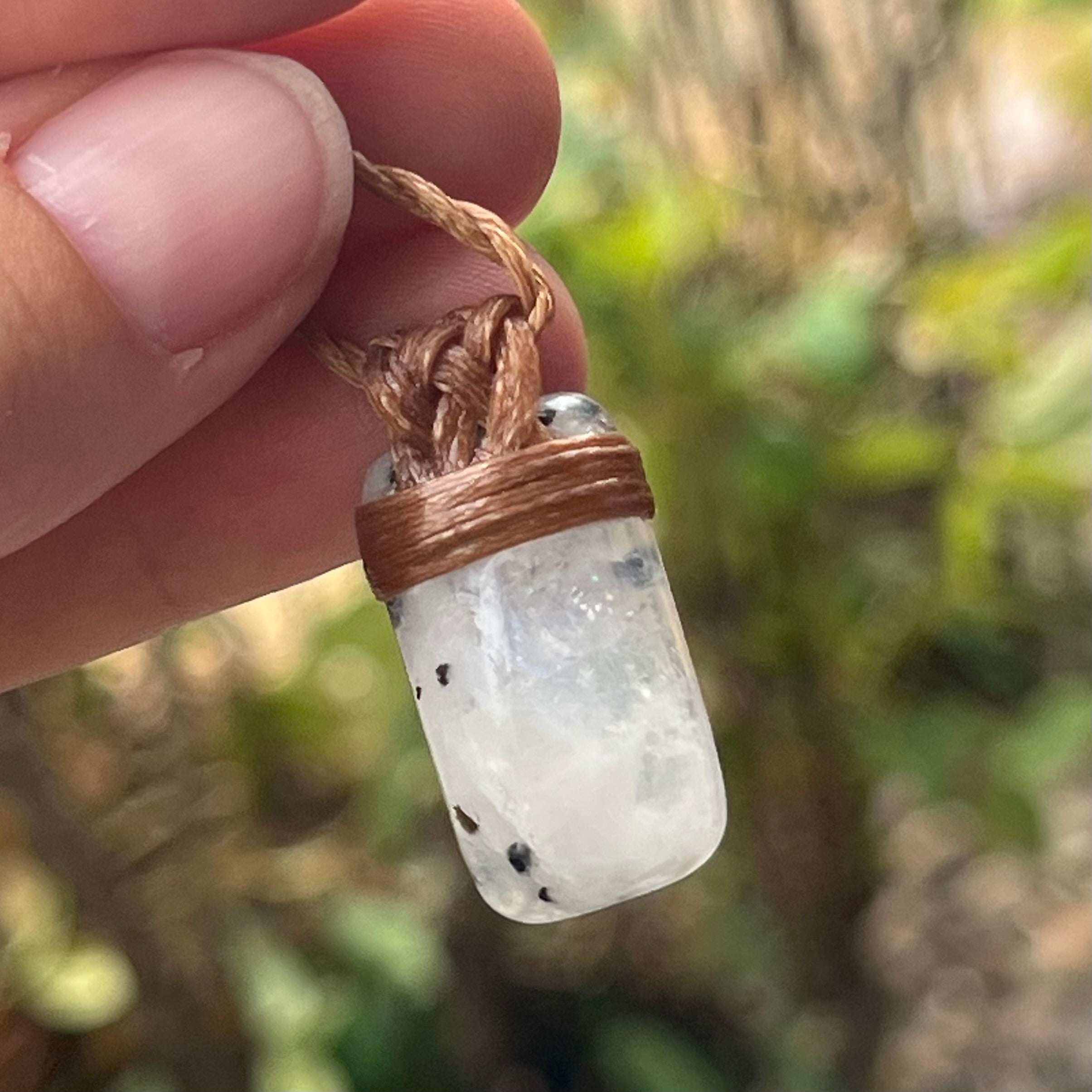 Muse Medicine ~ Rainbow Moonstone ~ Guiding Talisman