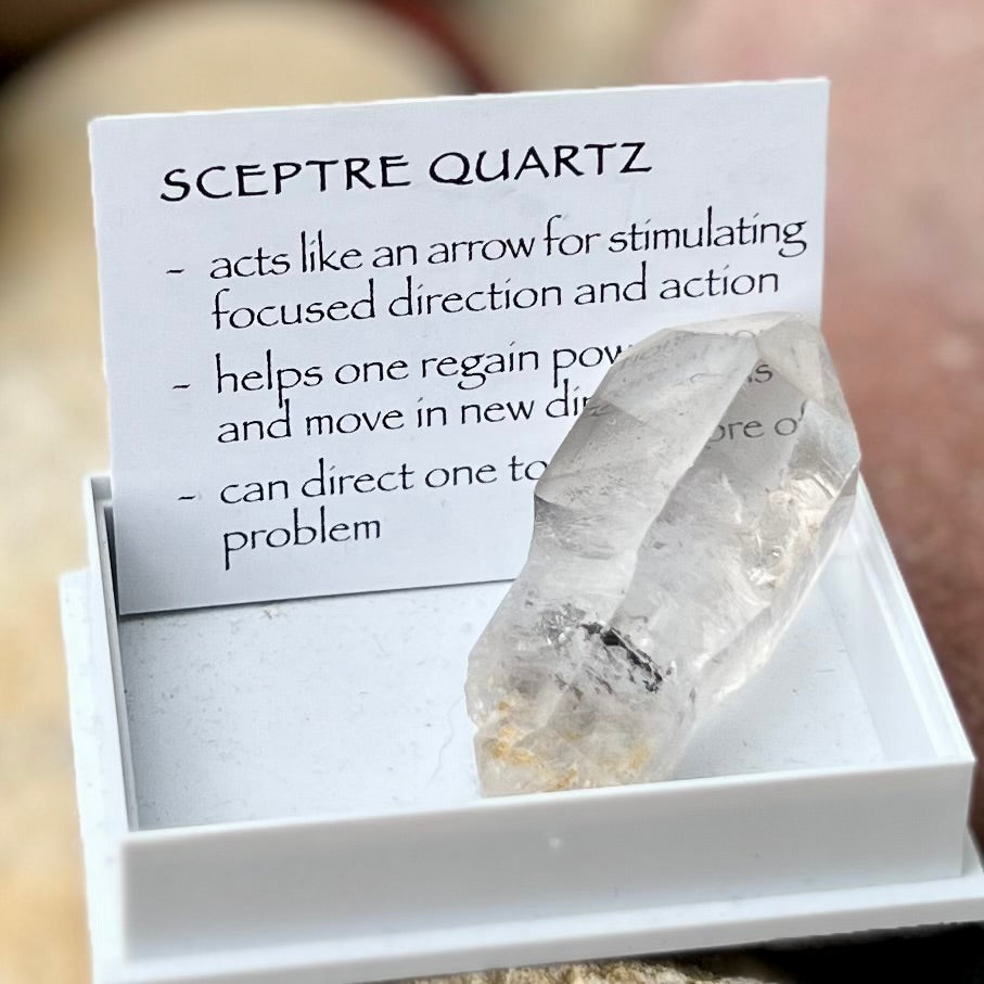 Sceptre Quartz~ Specialty Boxed Crystal