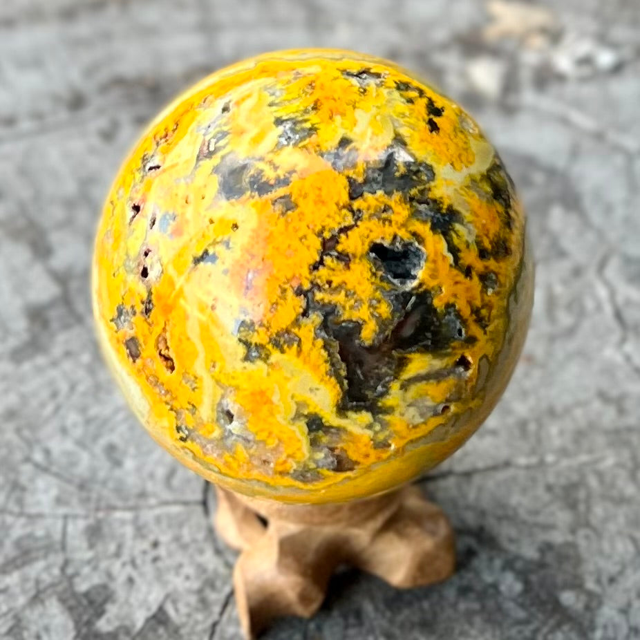 Bumble Bee Jasper Sphere