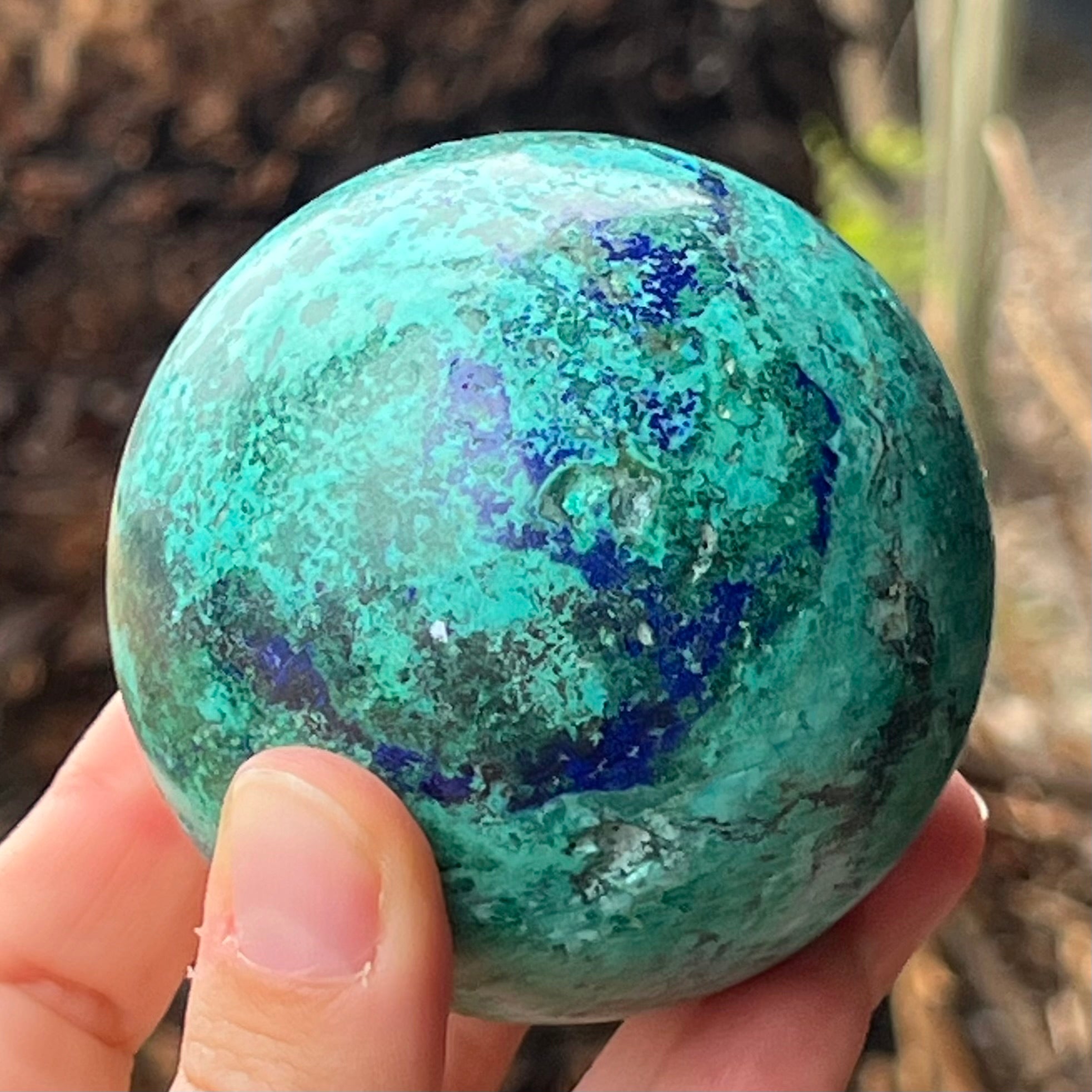 Azurite Sphere