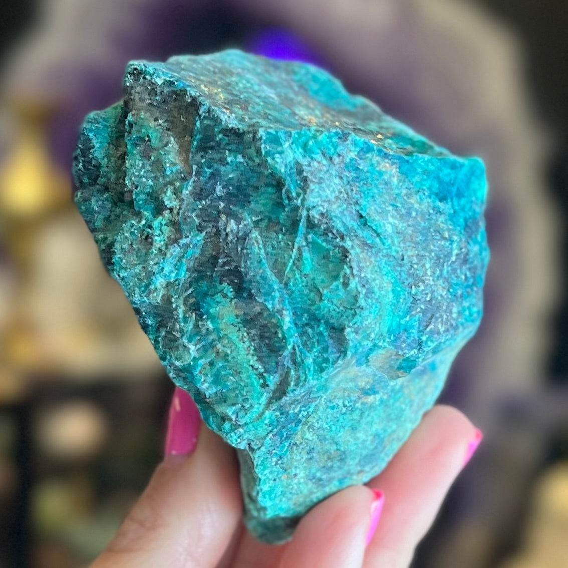 Raw Chrysocolla Specimen