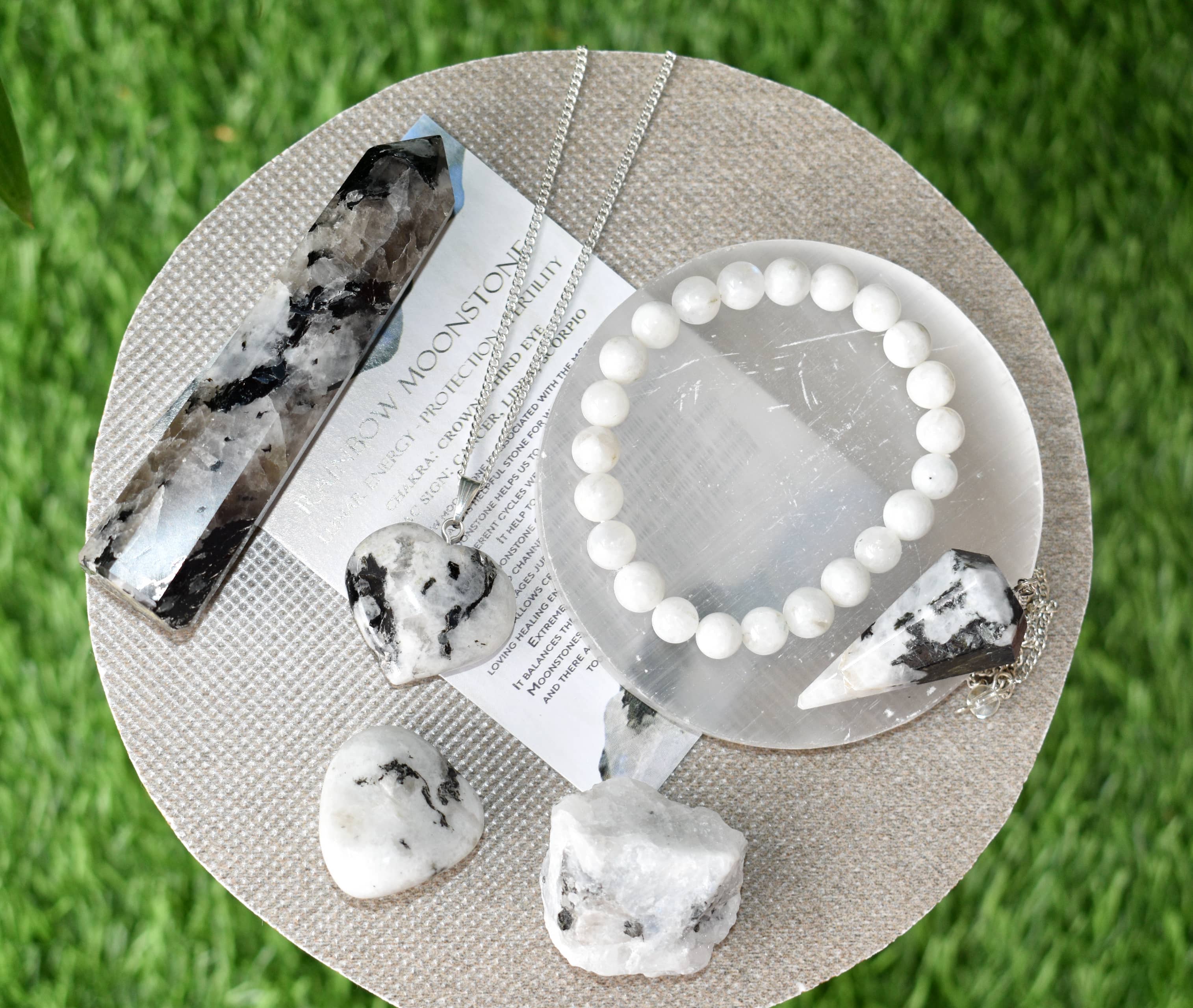Crystal Gift Set ~ Rainbow Moonstone