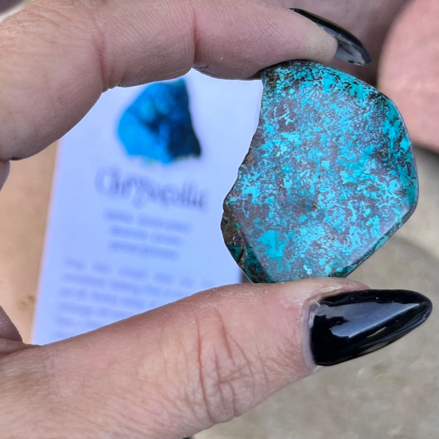 Chrysocolla Semi Raw ~ Specialty Crystal