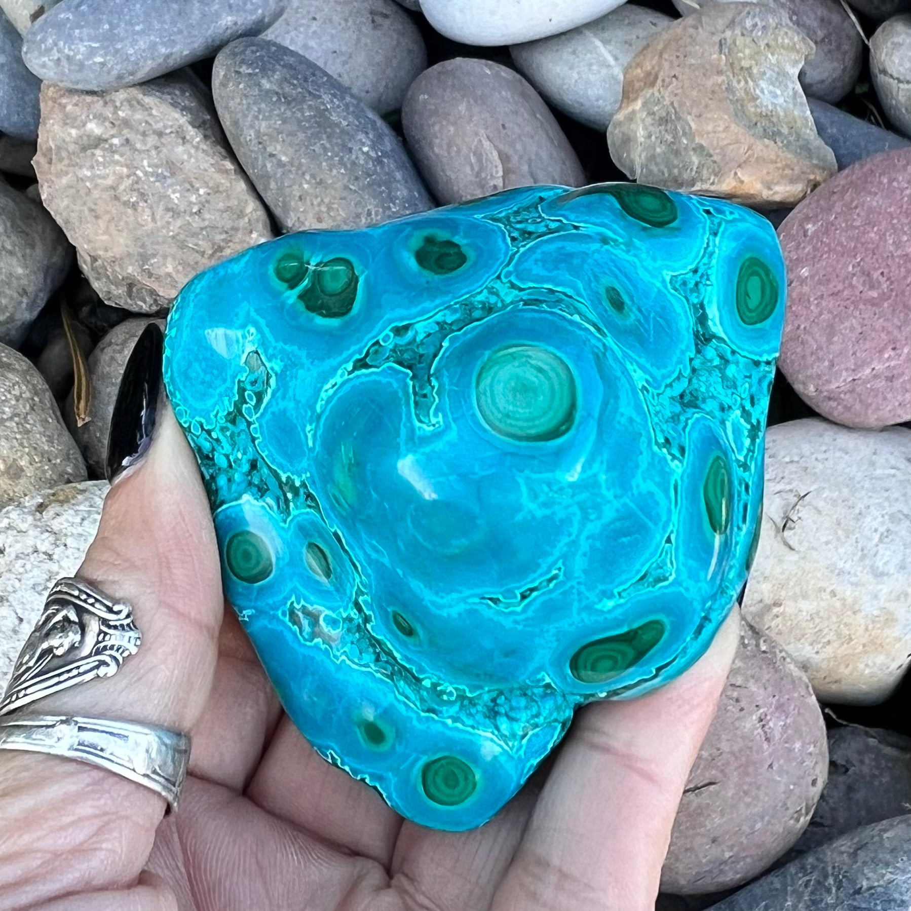 Chrysocolla with Malachite Specimen