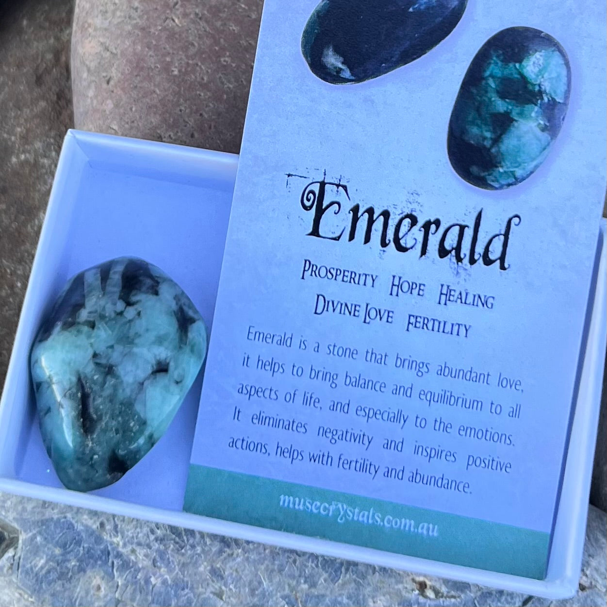 Emerald ~ Specialty Boxed Crystal (3)
