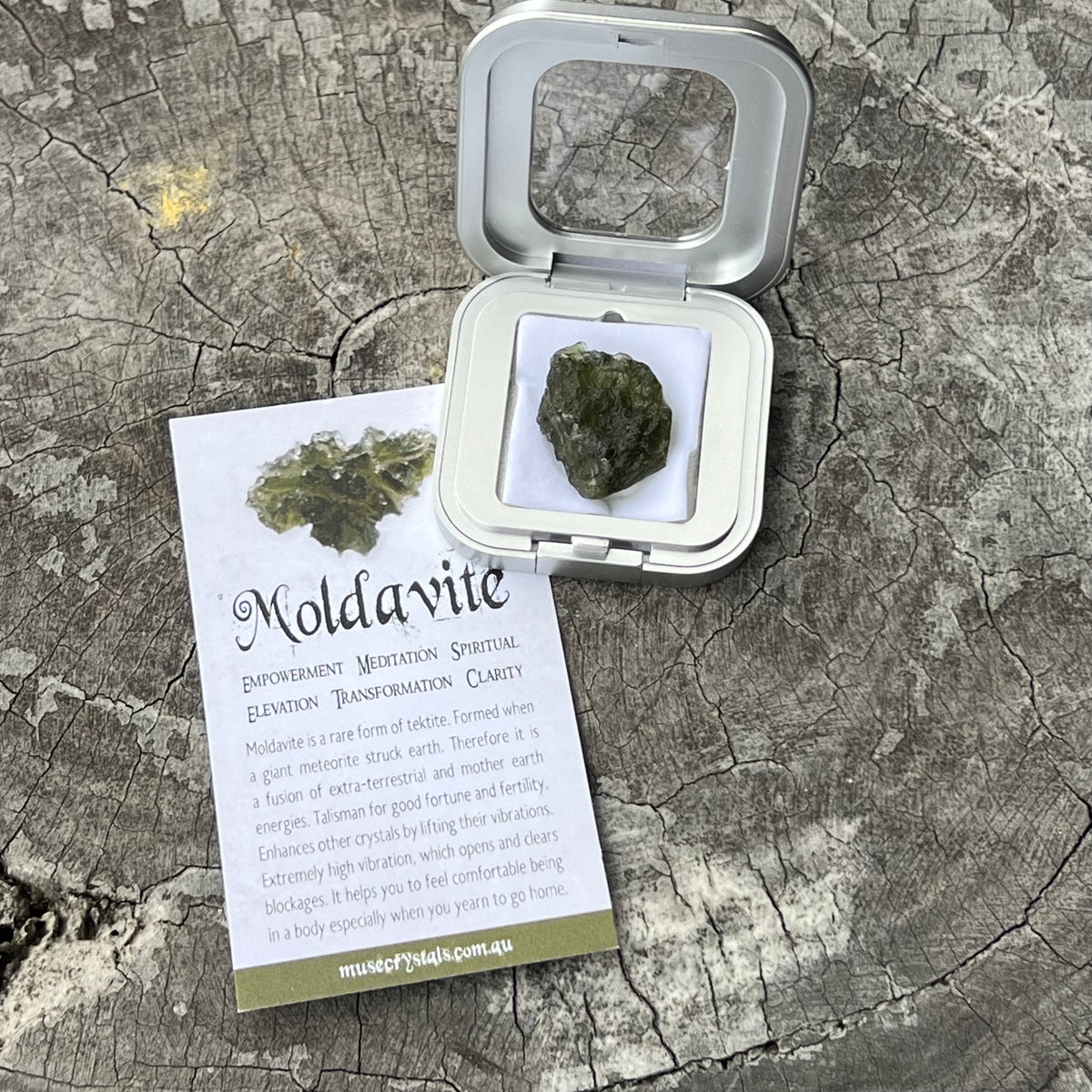 Raw Moldavite Specimen ~ RARE