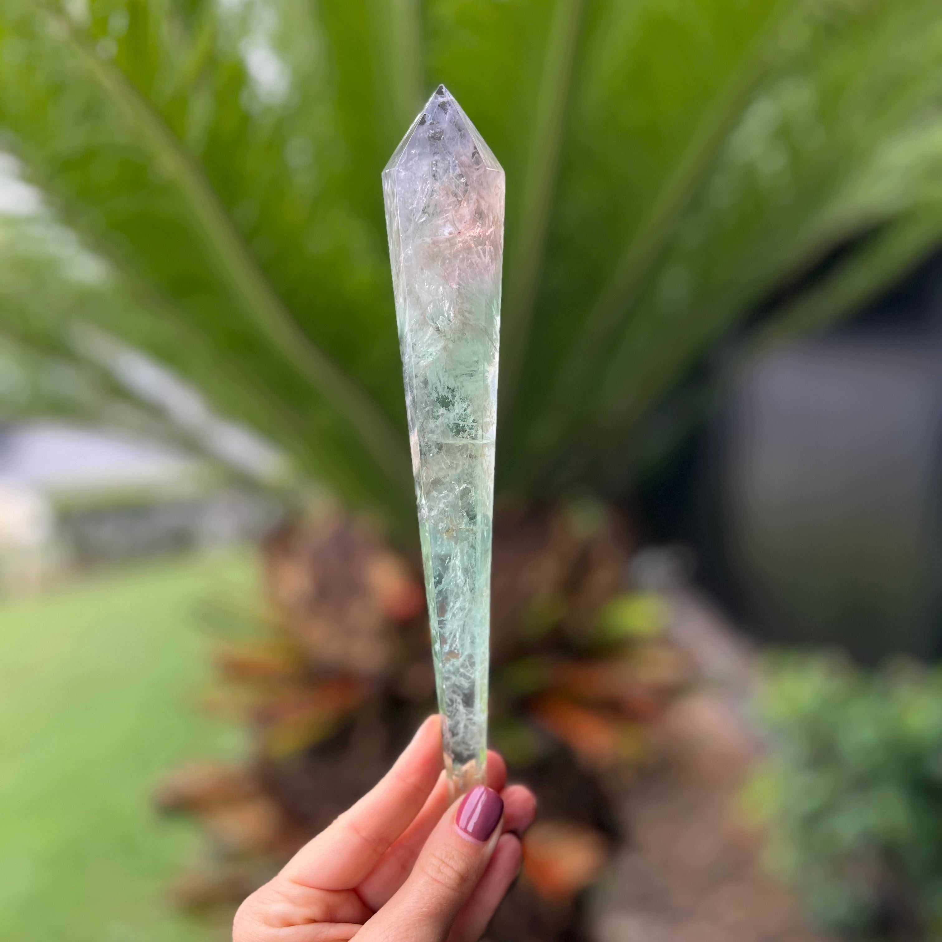 Rainbow Fluorite Wand