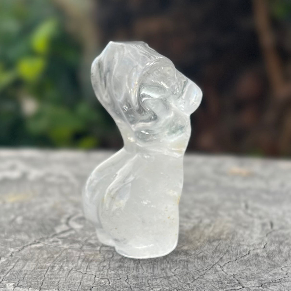 Clear Quartz ~ Lady Body Carving